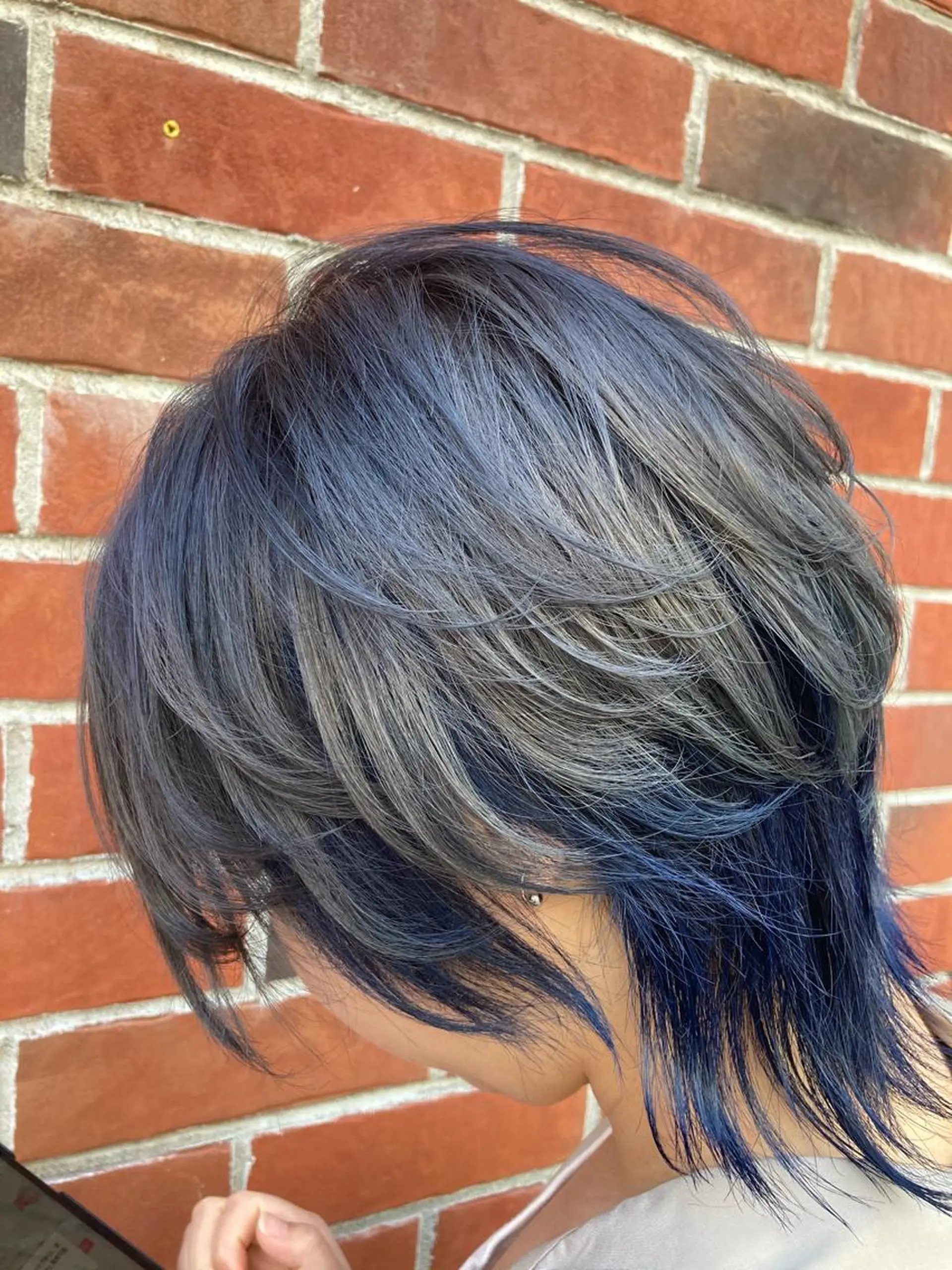 ショート カラー ヘアカラー トリートメント 髪質改善/痛ませ ないカラー/西村航大のヘアスタイル