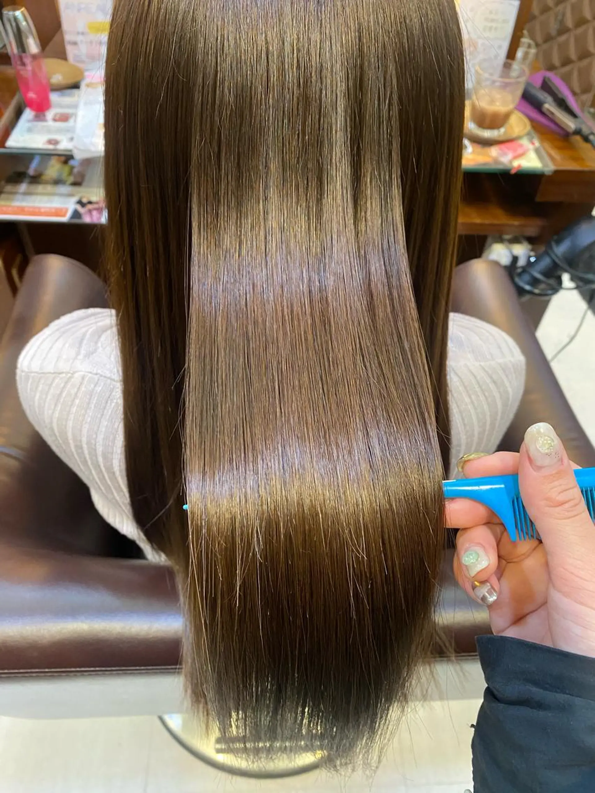 ロング カラー パーマ ヘアアレンジ 溝口 ひなこのマツエク・マツパデザイン