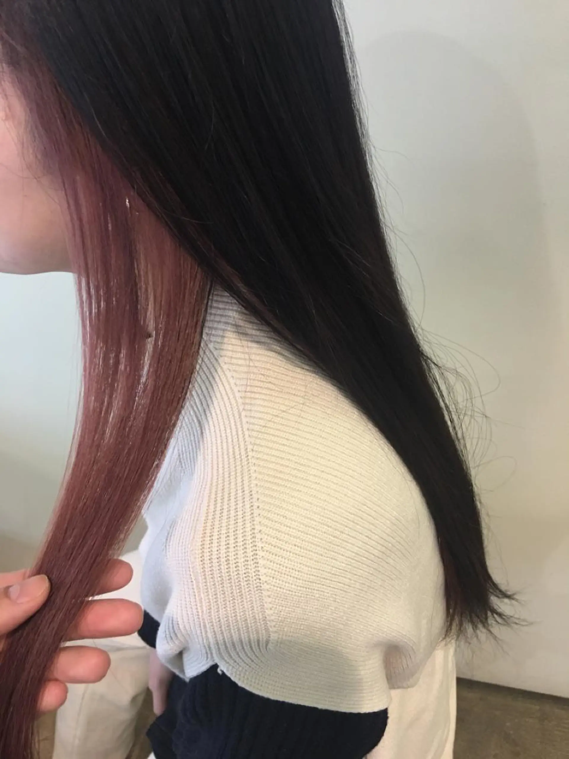 ロング カラー 中村 碧のヘアスタイル