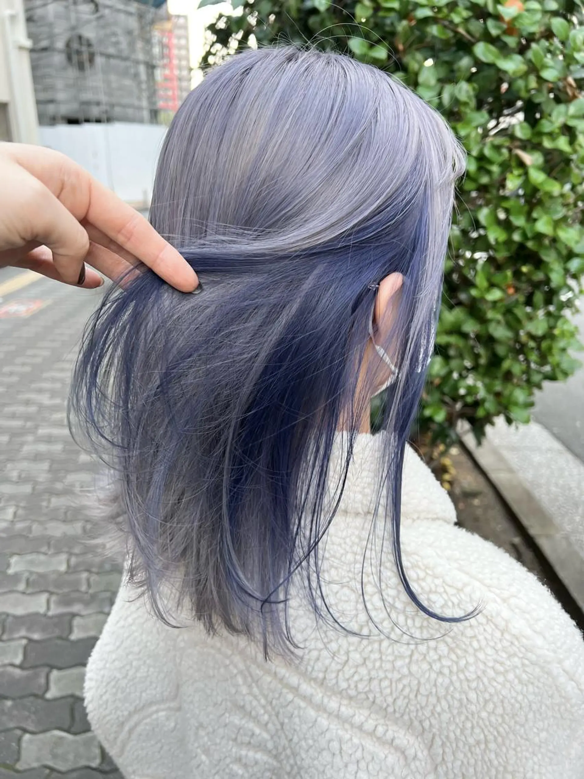 ロング カラー マンツーマン女性 美容師 奏のヘアスタイル