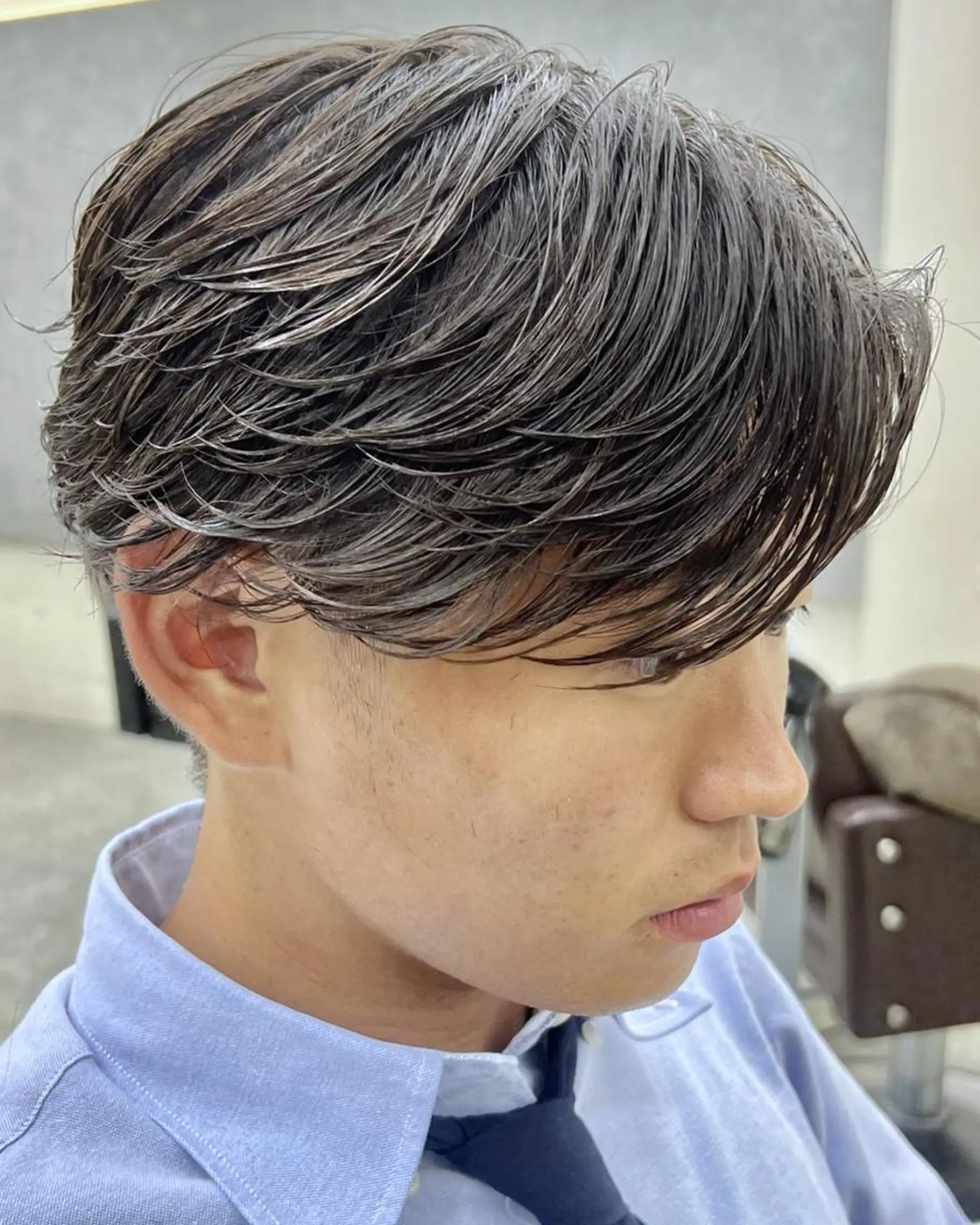 パーマ メンズ カット パーマ GLOP HOMME 店長 アオトのヘアスタイル