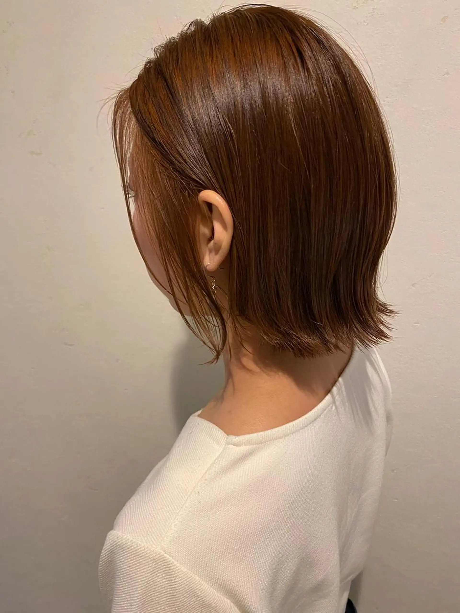 ミディアム カラー 伊藤 さやかのヘアスタイル