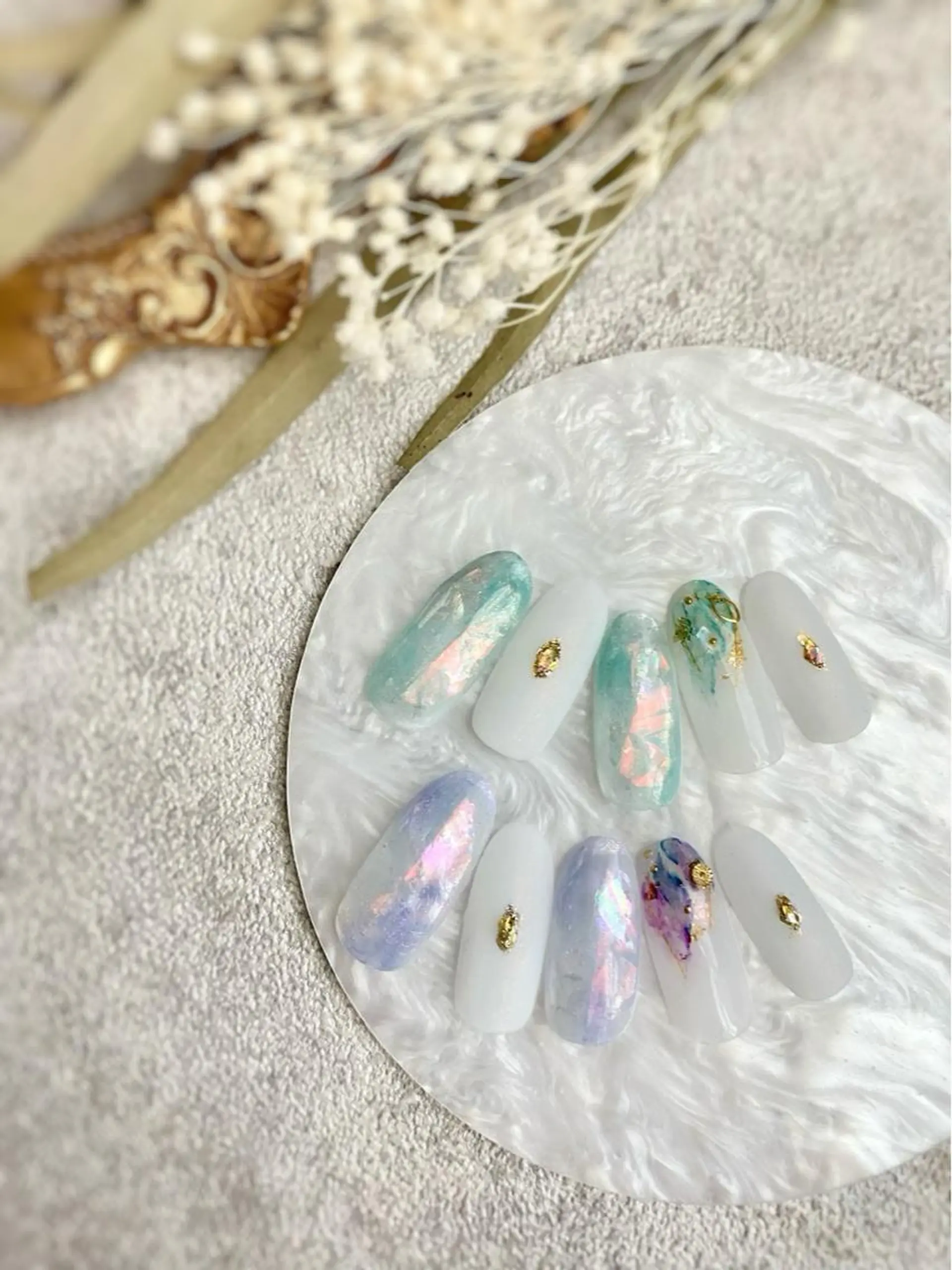 ネイル 氷ネイル・うるうるネイル yuko （ネイリスト）のネイルデザイン