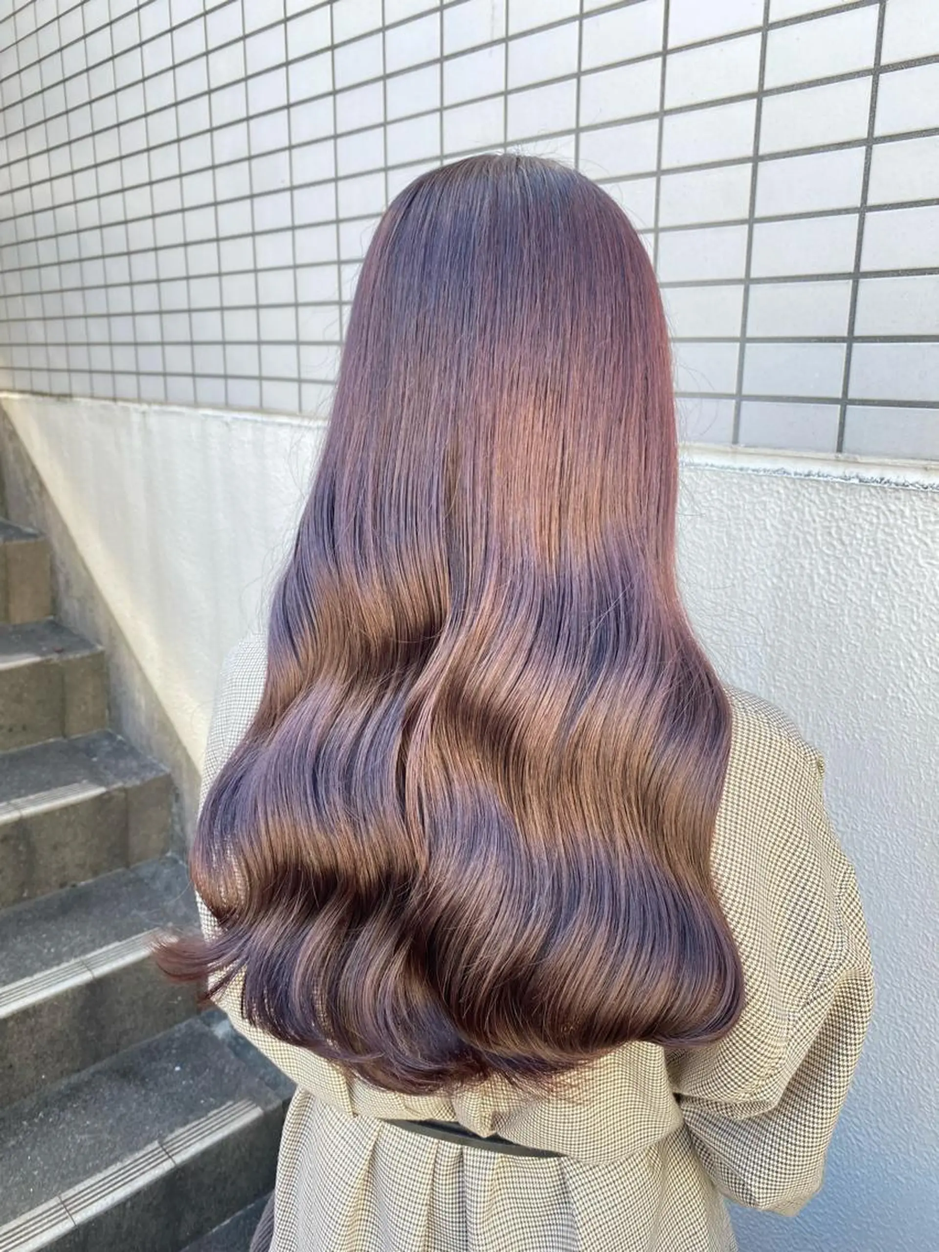 ロング カラー ヘアカラー トリートメント ヘッドスパ ヘアセット エフェクトブリーチ 🌟前澤啓太朗のヘアスタイル