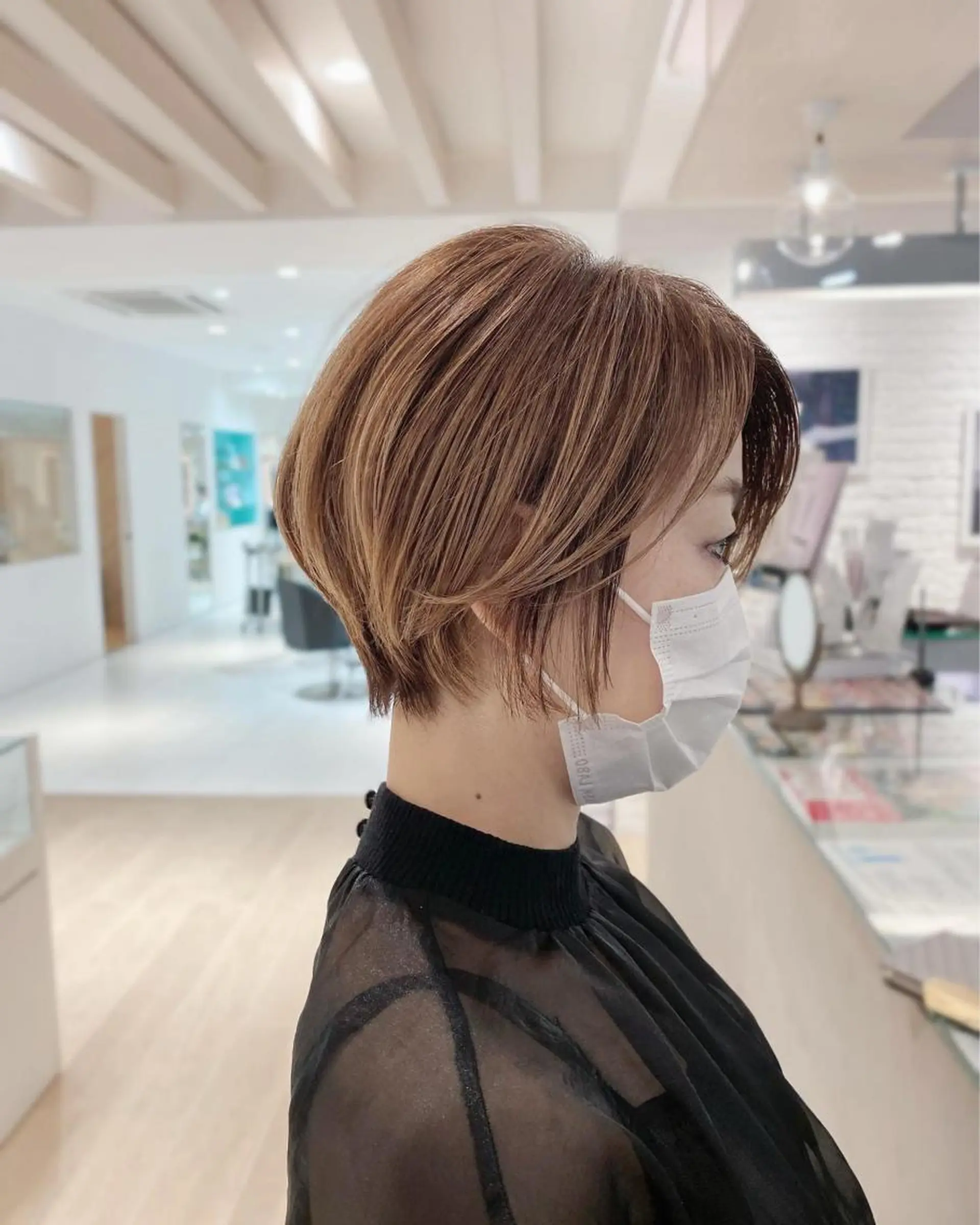 ショート くびれヘア ショートヘア 六丁の目/伊藤 /大人可愛いショートのヘアスタイル