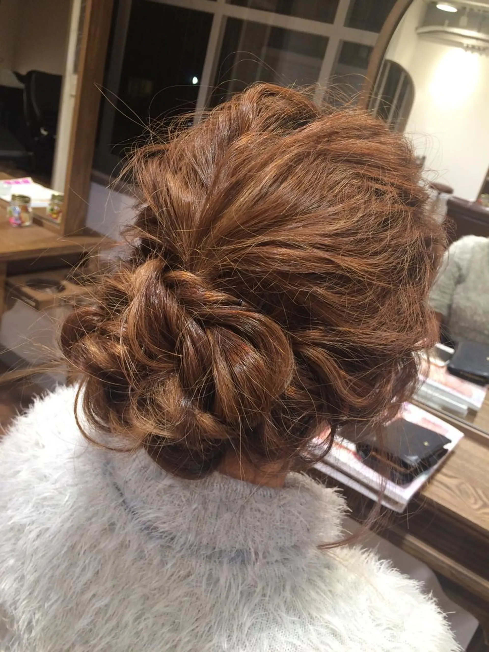 ミディアム セミロング カラー パーマ ヘアアレンジ 韓国♡ハイライト ♡YURIのヘアスタイル