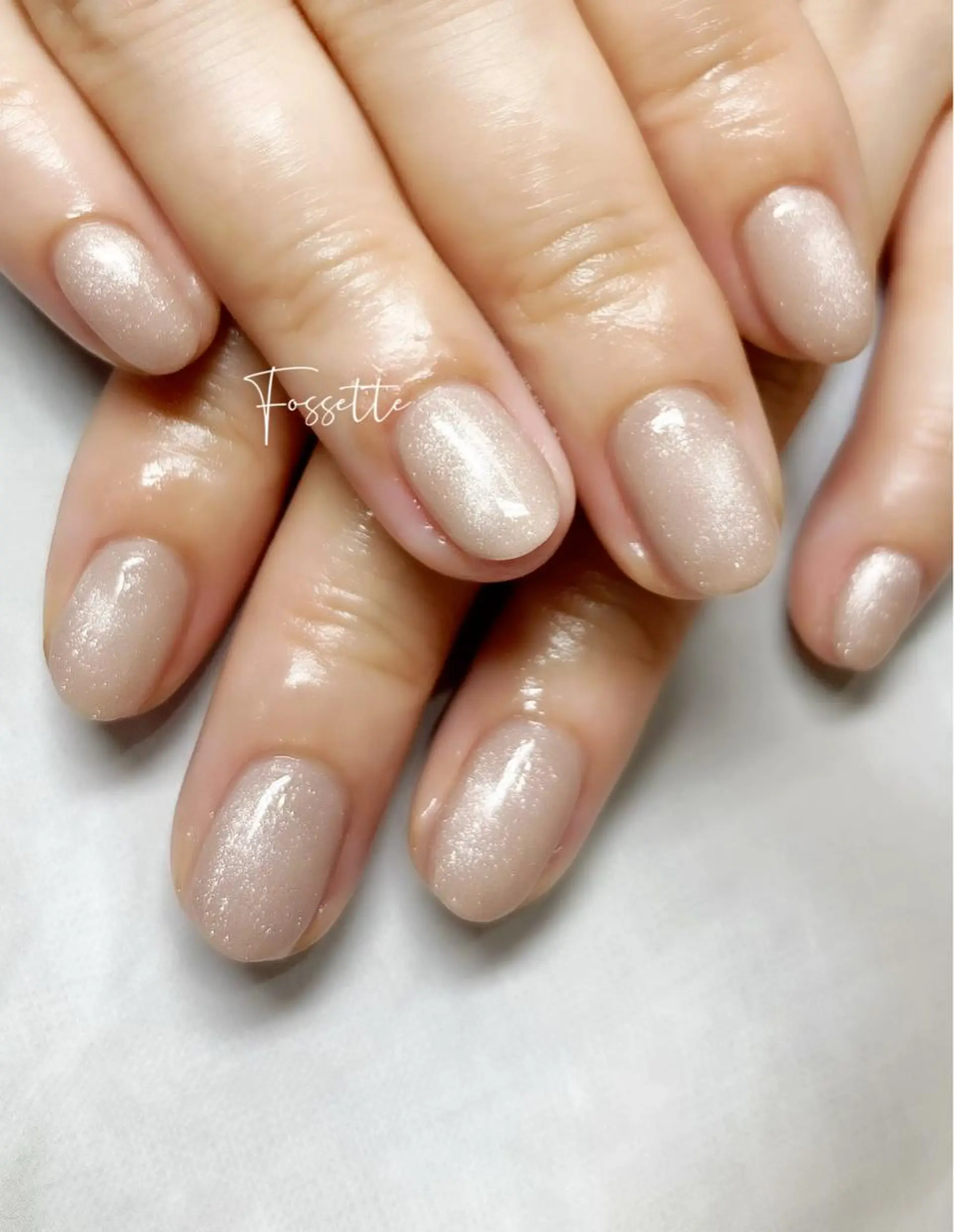 ネイル マグネットネイル オフィスネイル ワンカラーネイル シンプルネイル nailsalon Fossetteのネイルデザイン