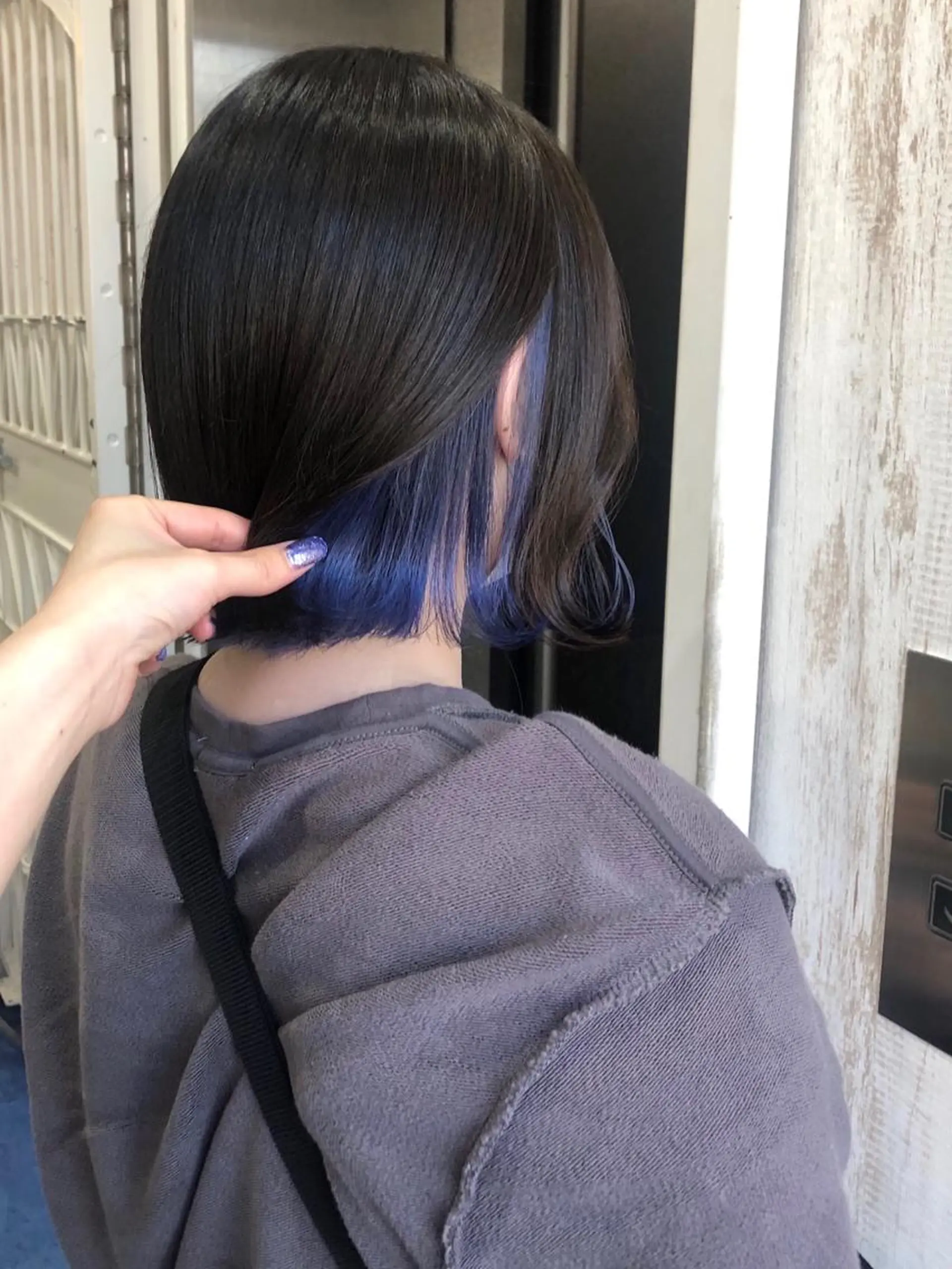 カラー white.梅田 デザインカラー🦄のヘアスタイル