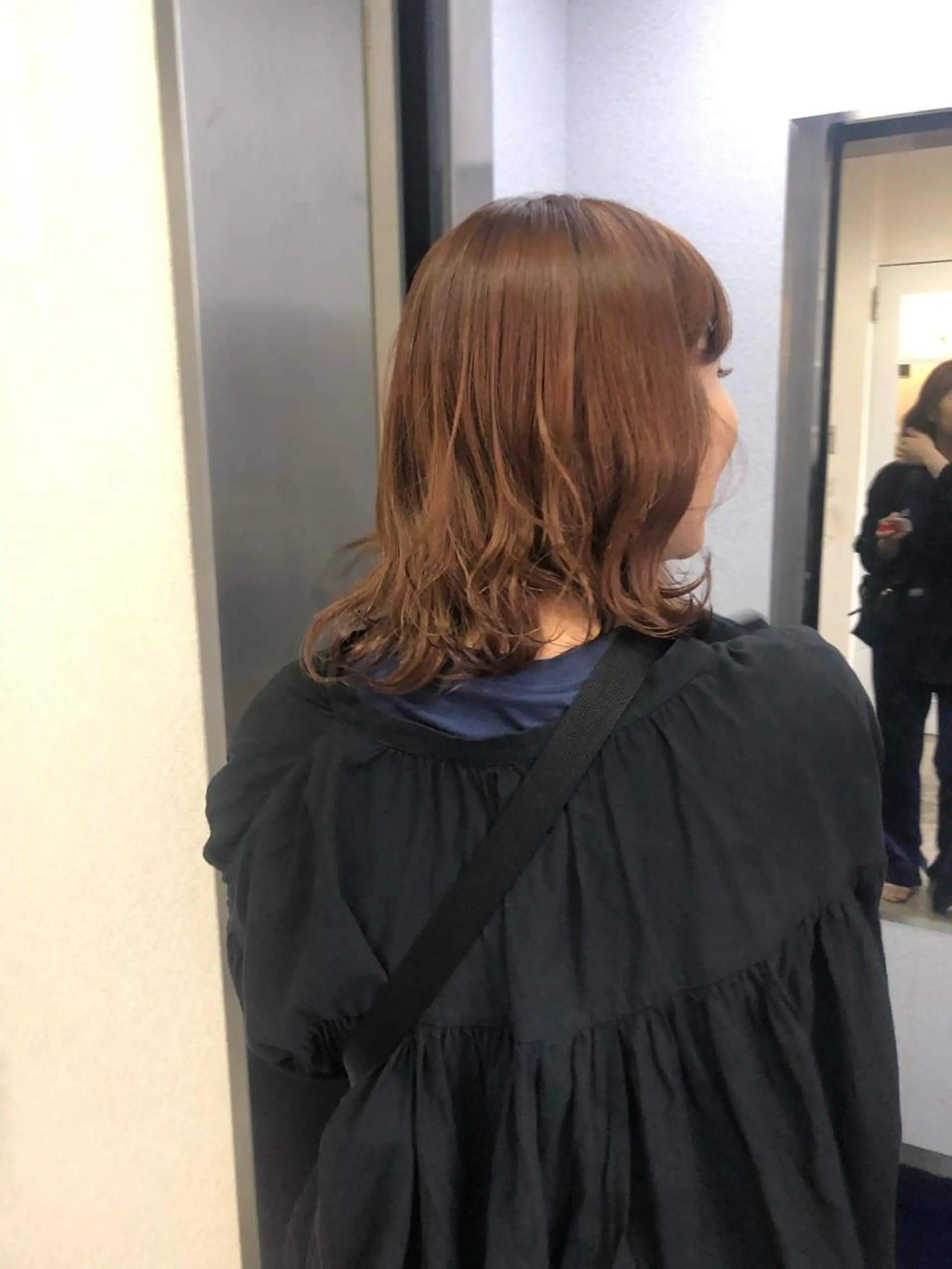 ミディアム カラー ベージュカラー オレンジ オレンジベージュ カット ヘアカラー トリートメント 水野 雪 /パーマ/暖色カラーのヘアスタイル