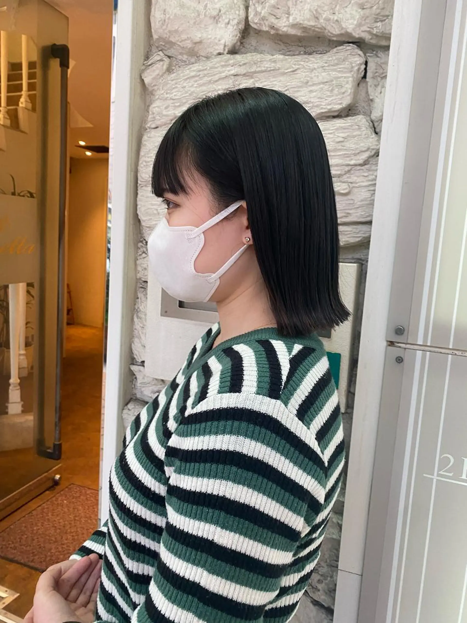 ミディアム ボブ 福島 立也のヘアスタイル