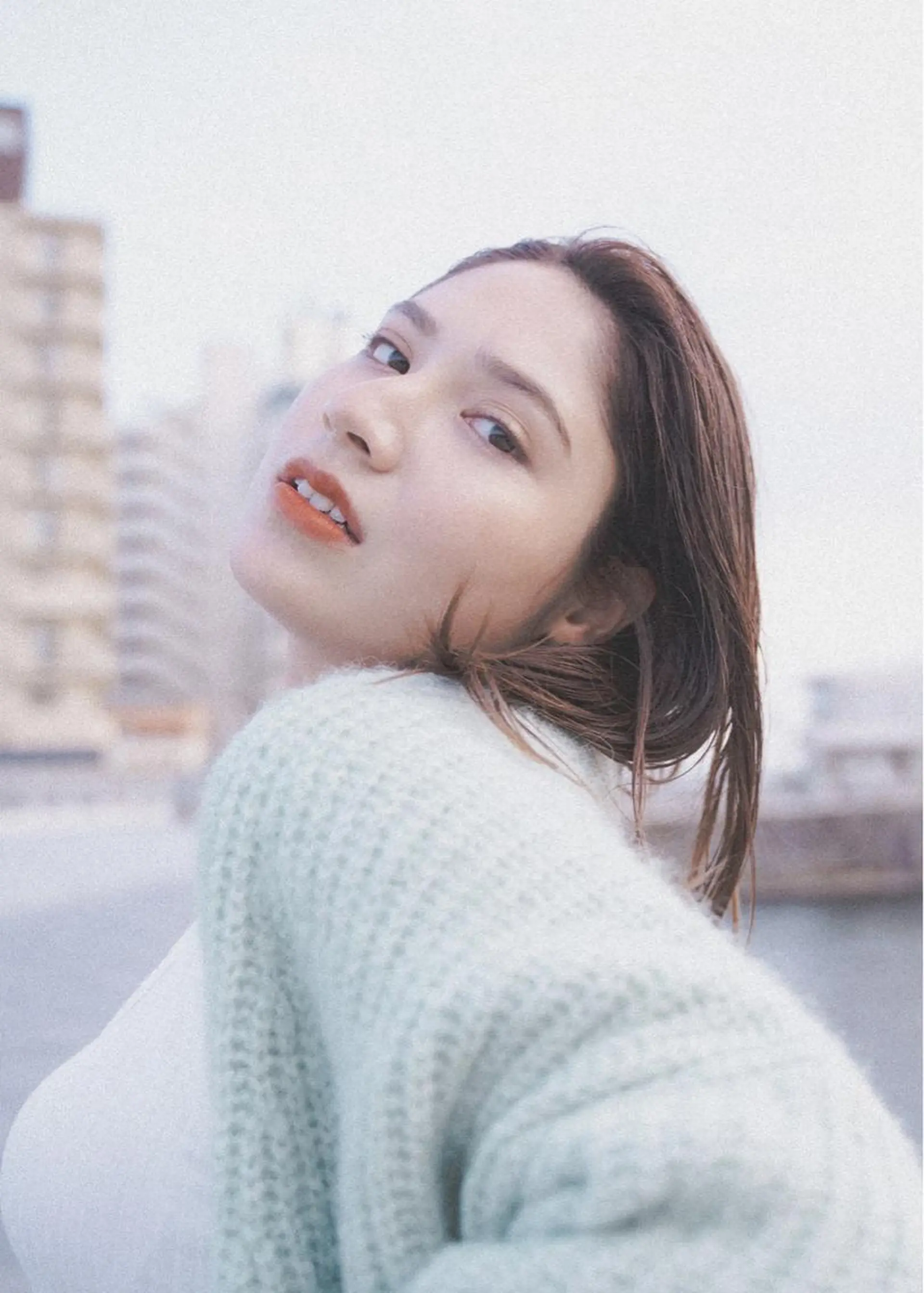 セミロング 柳下 涼のヘアスタイル