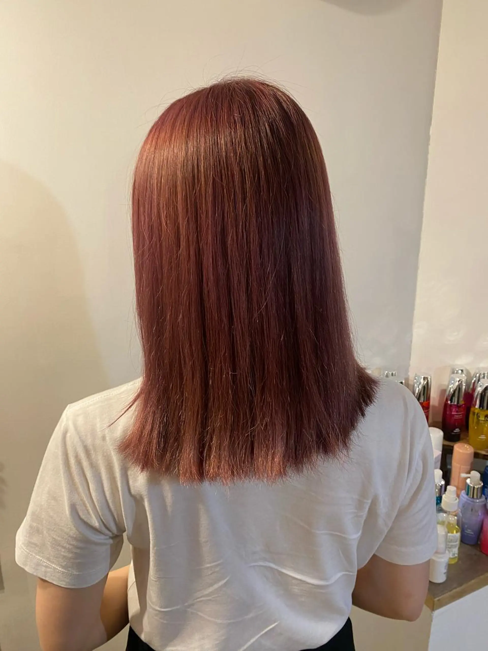 ミディアム ヘアカラー トリートメント 立花 ふたば🌱のヘアスタイル