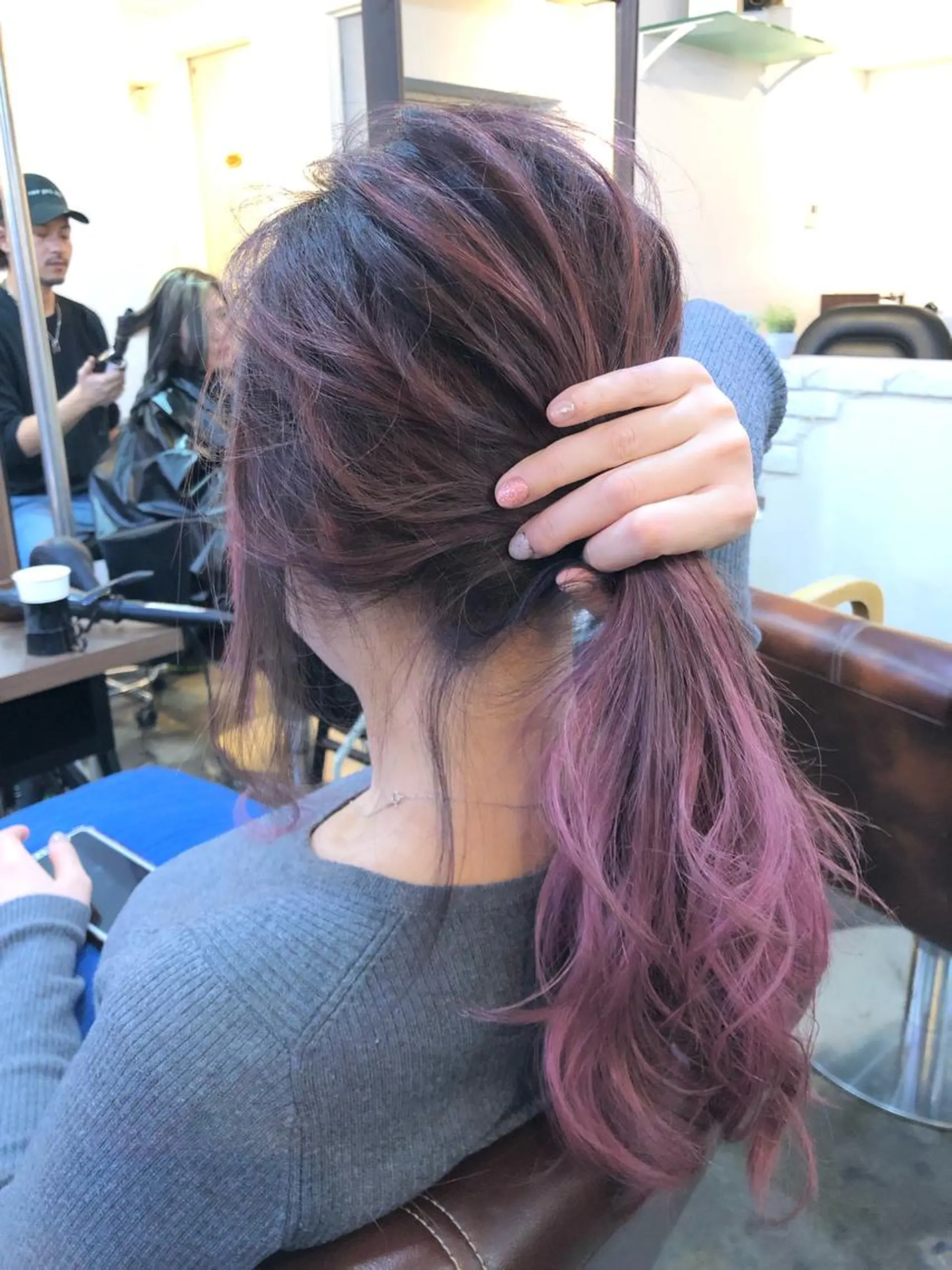 ロング カラー 【艶髪×韓国風】 毛流れ職人 RYOのヘアスタイル