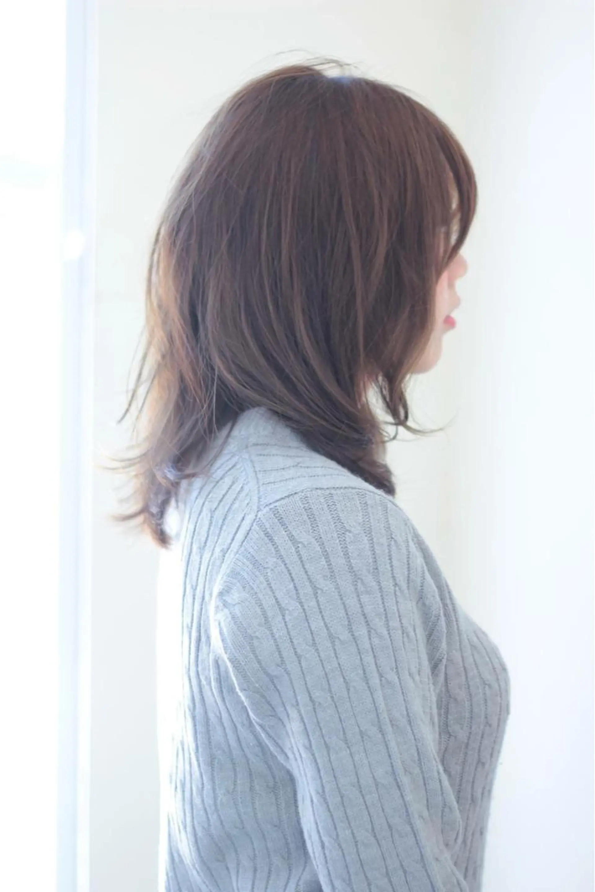 ミディアム ヘアカラー 青木 大輔のヘアスタイル