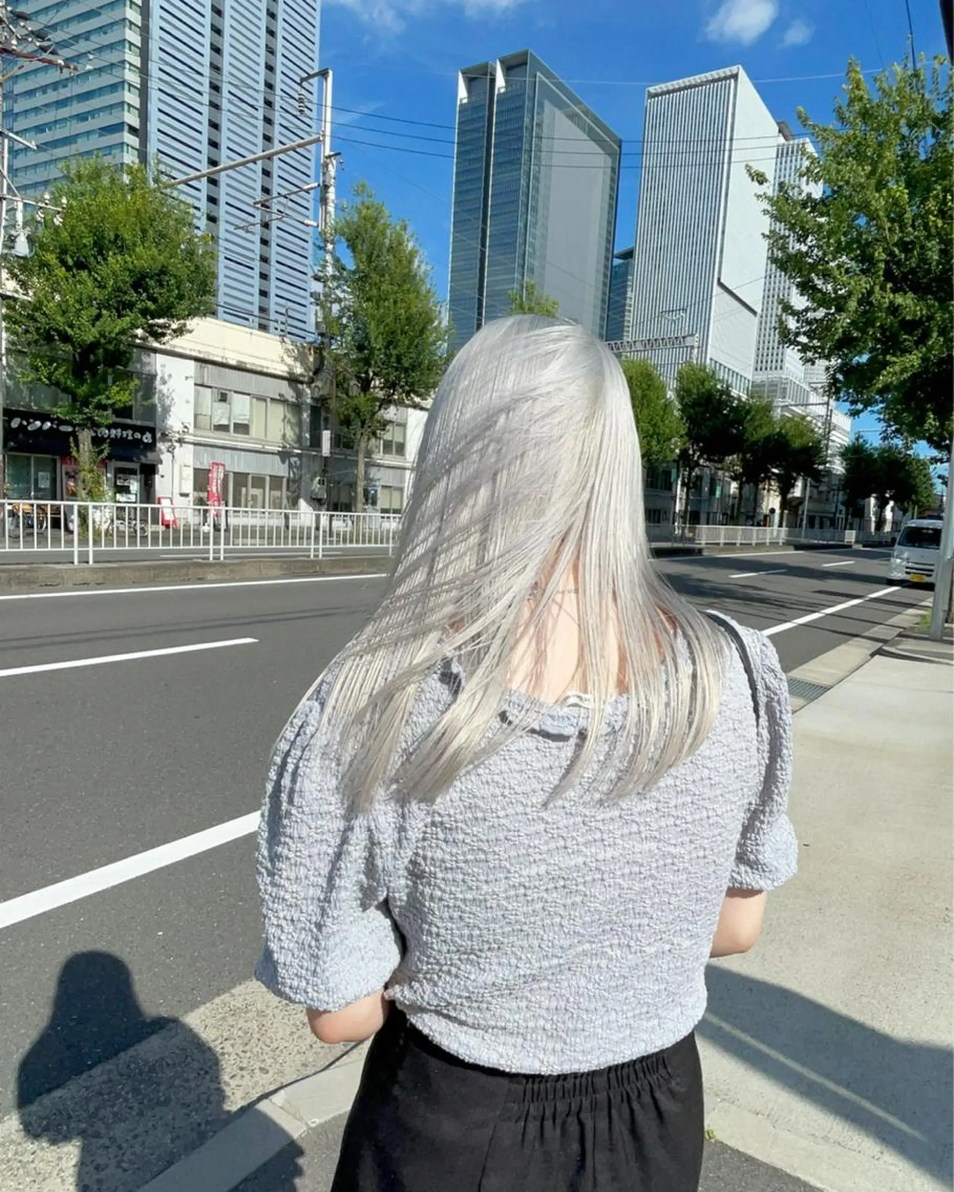 ロング 名古屋ハイトーン/ 🐶ブリーチ専門店のヘアスタイル