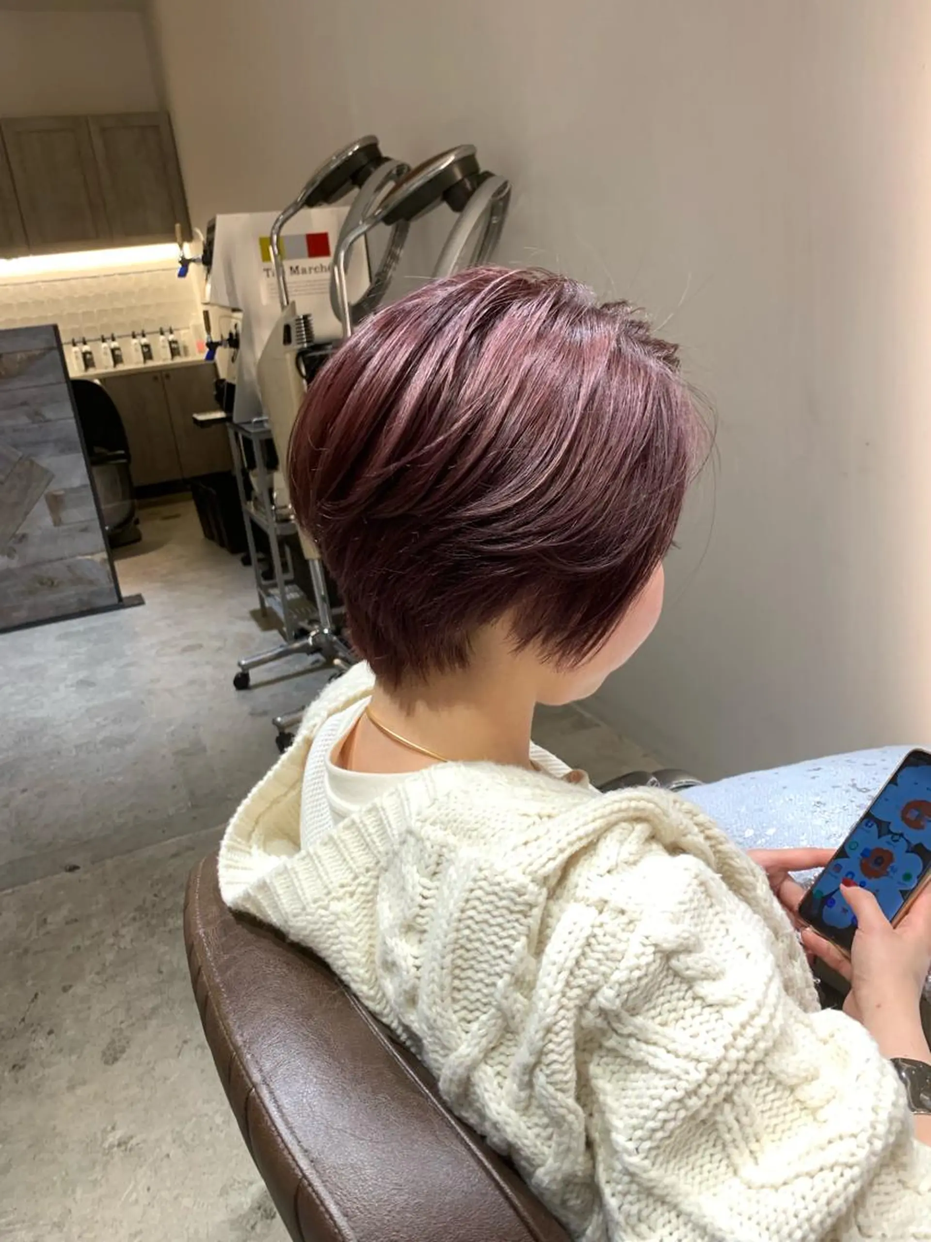 ショート カラー 門脇 直也のヘアスタイル