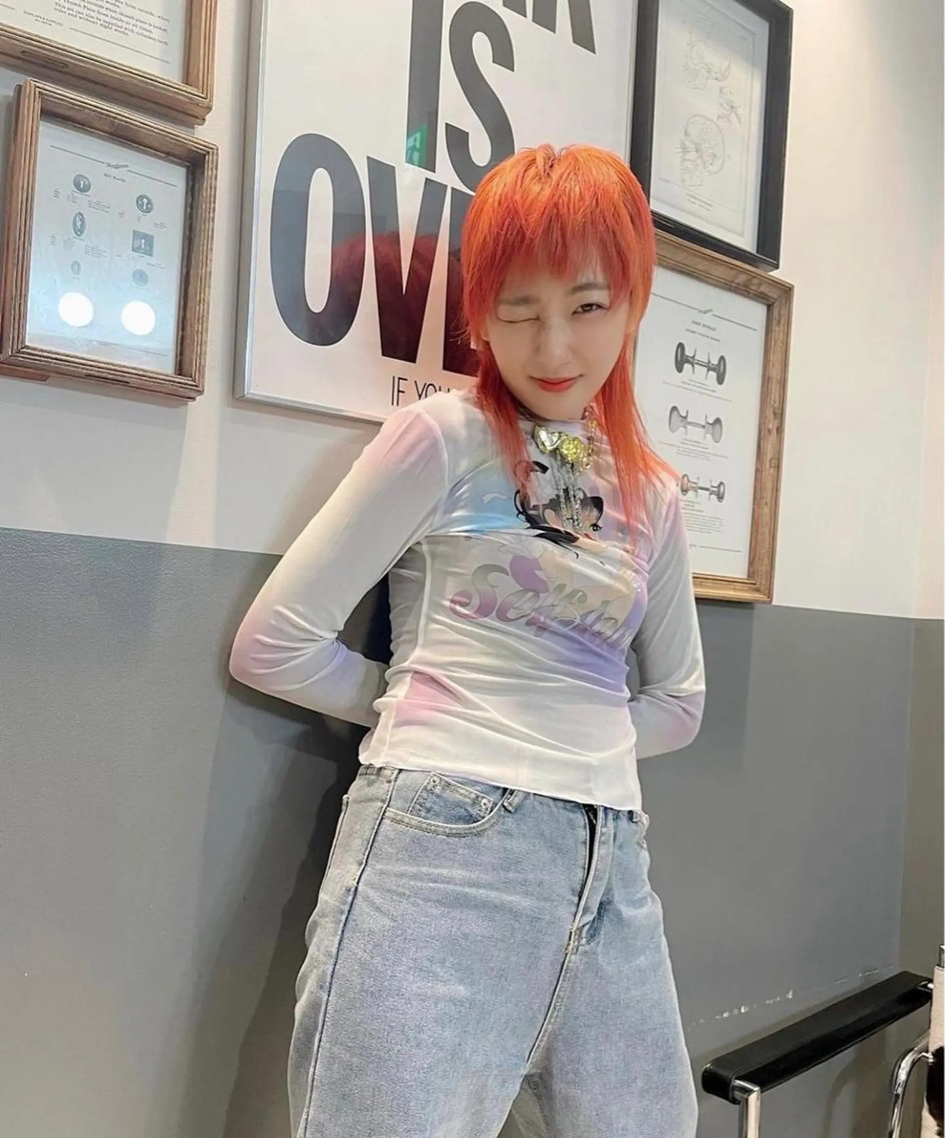 ミディアム カラー カット ヘアカラー トリートメント 優作 〜圧倒的信頼〜のヘアスタイル