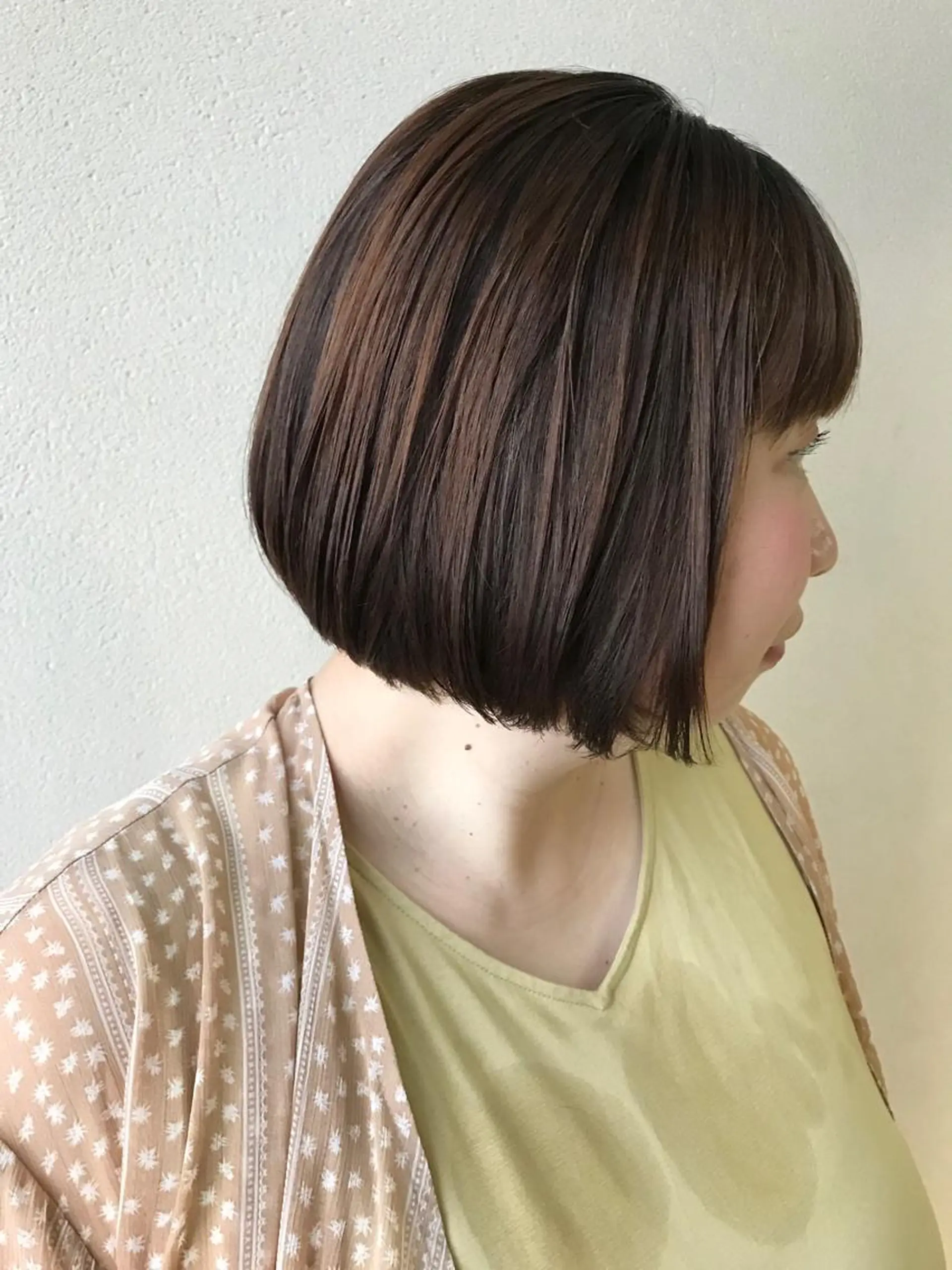 ショート 前下がりボブ ボブ 沢田 瞳のヘアスタイル