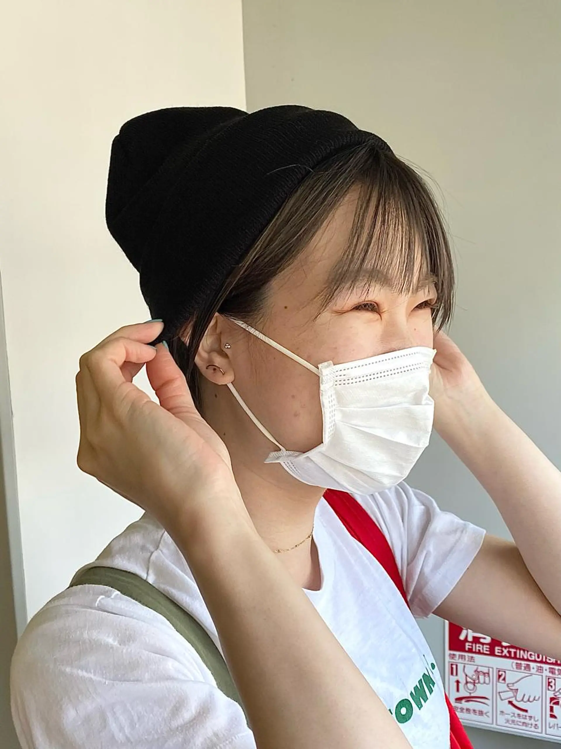 ショート カラー グレージュ ヘアカラー トリートメント ハル🌸柔色/ ブリーチなし/艶髪のヘアスタイル