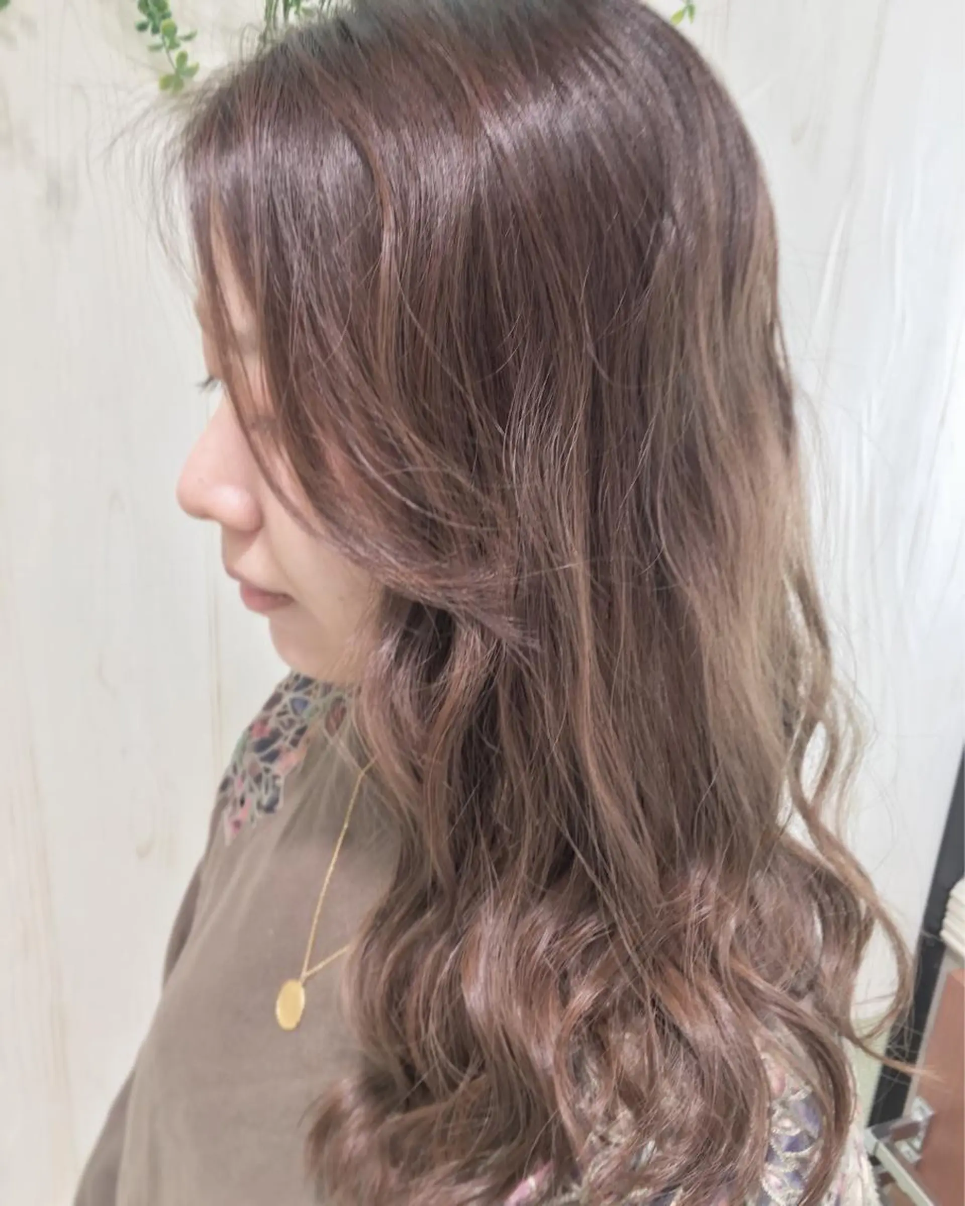 ロング カラー バレイヤージュ ブラウンカラー レイヤーカット カット ヘアカラー ブリーチ/バレイヤ ージュ川端裕司のヘアスタイル