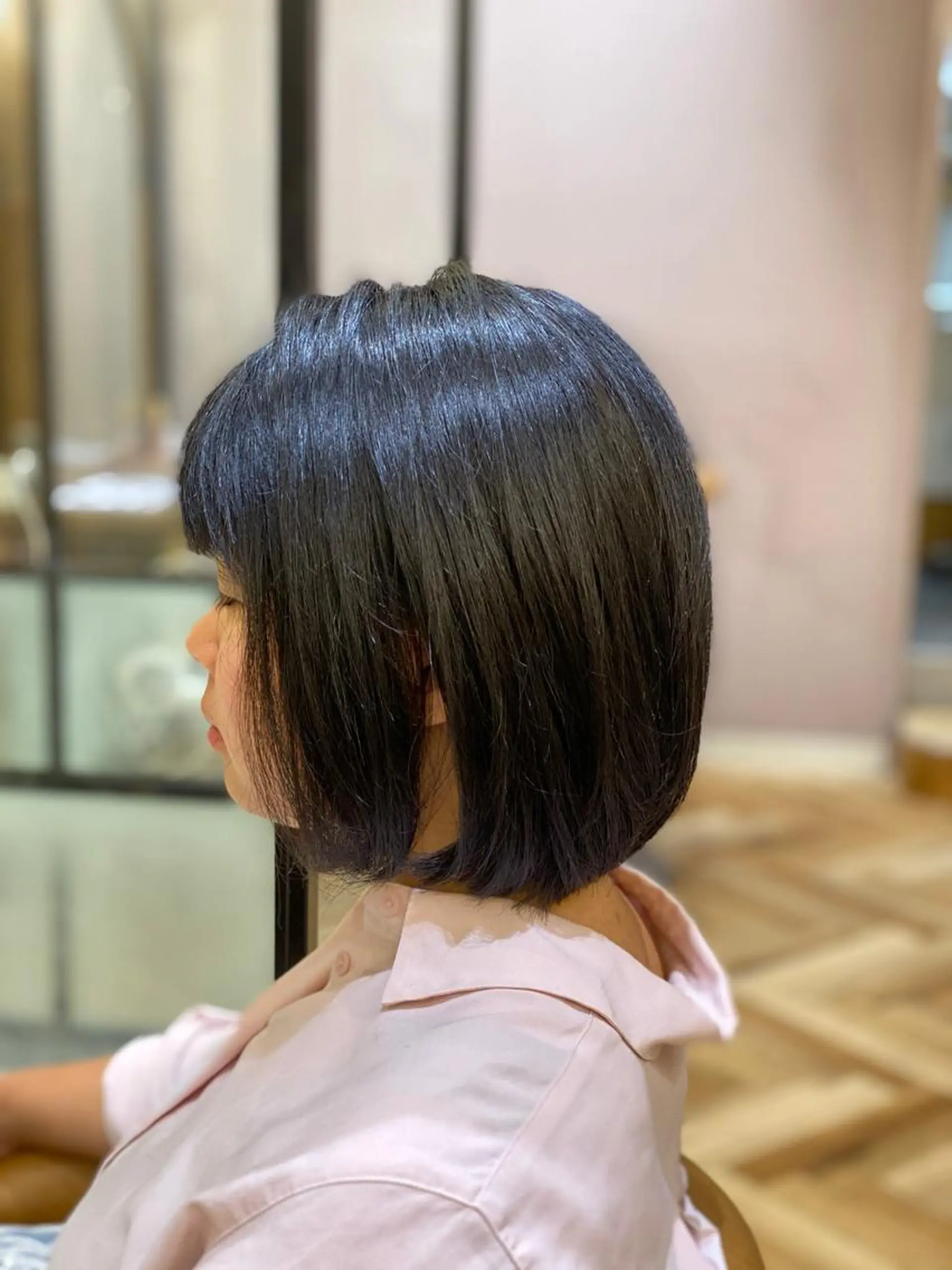 ミディアム カット トリートメント 🇰🇷韓国レイヤー 錦糸町【北山謙三】のヘアスタイル