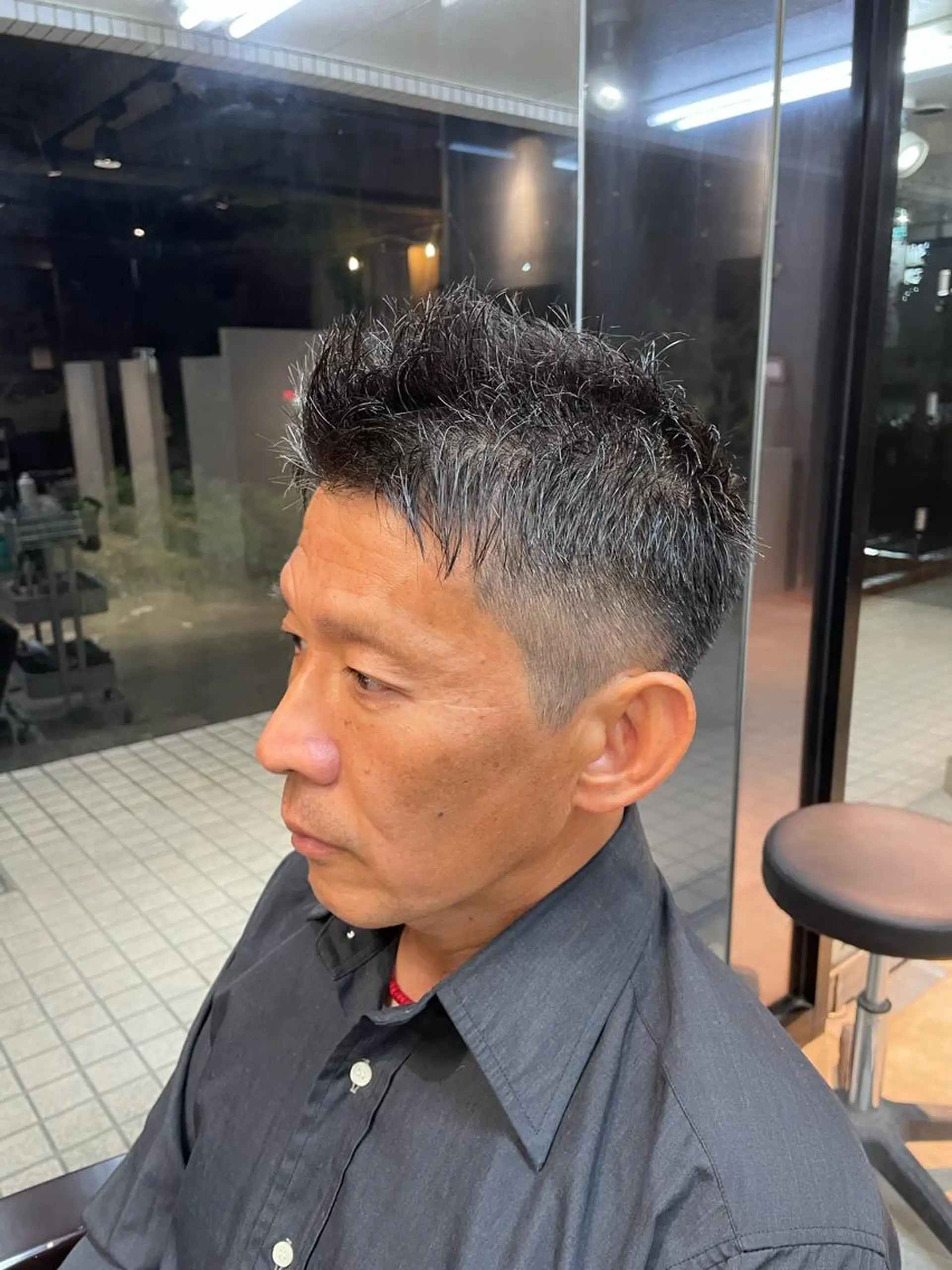 ショート パーマ メンズ Lowha_ageo 💐Fuzukiのヘアスタイル