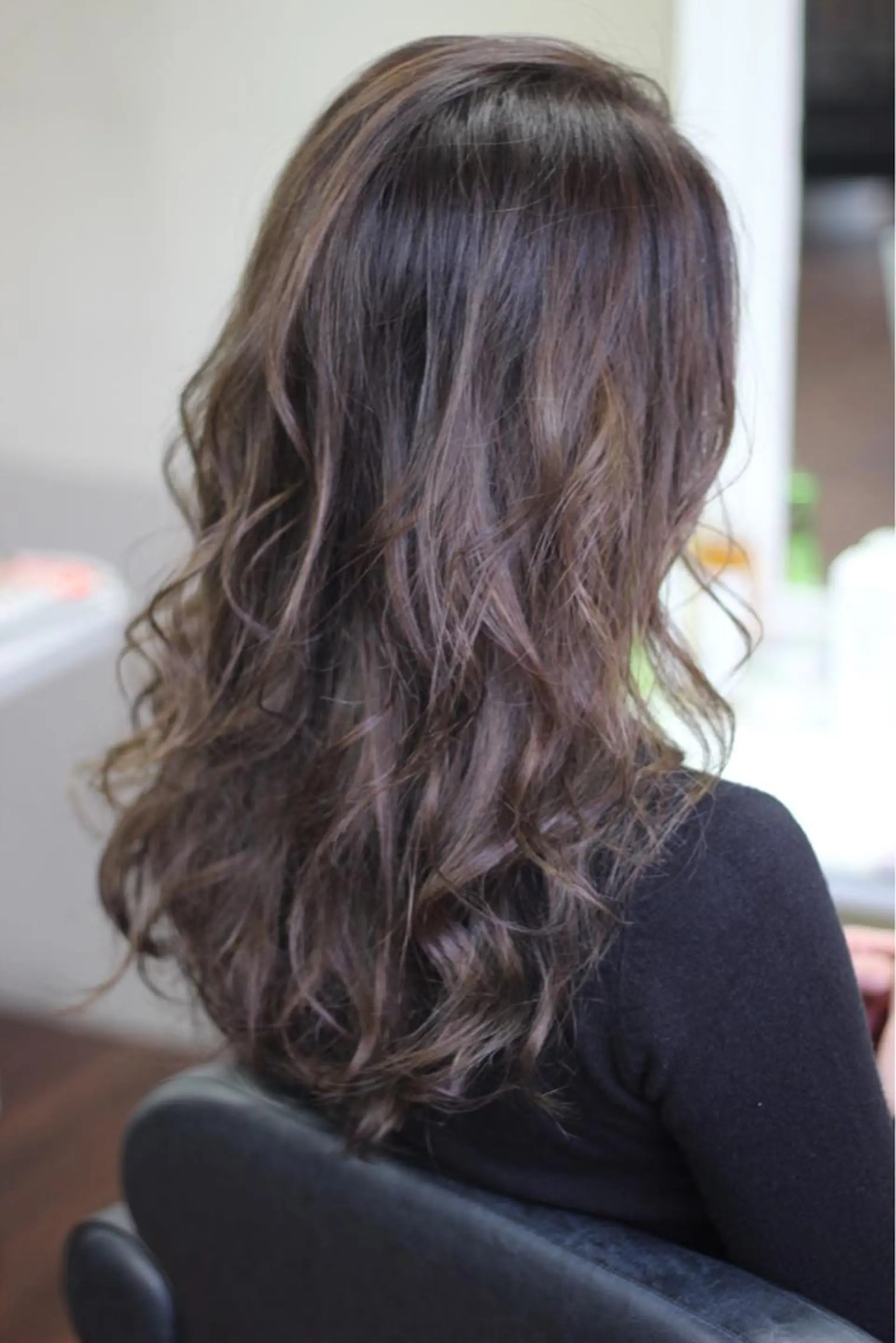 ロング カラー パーマ カット ヘアカラー トリートメント 成松 勇治のヘアスタイル