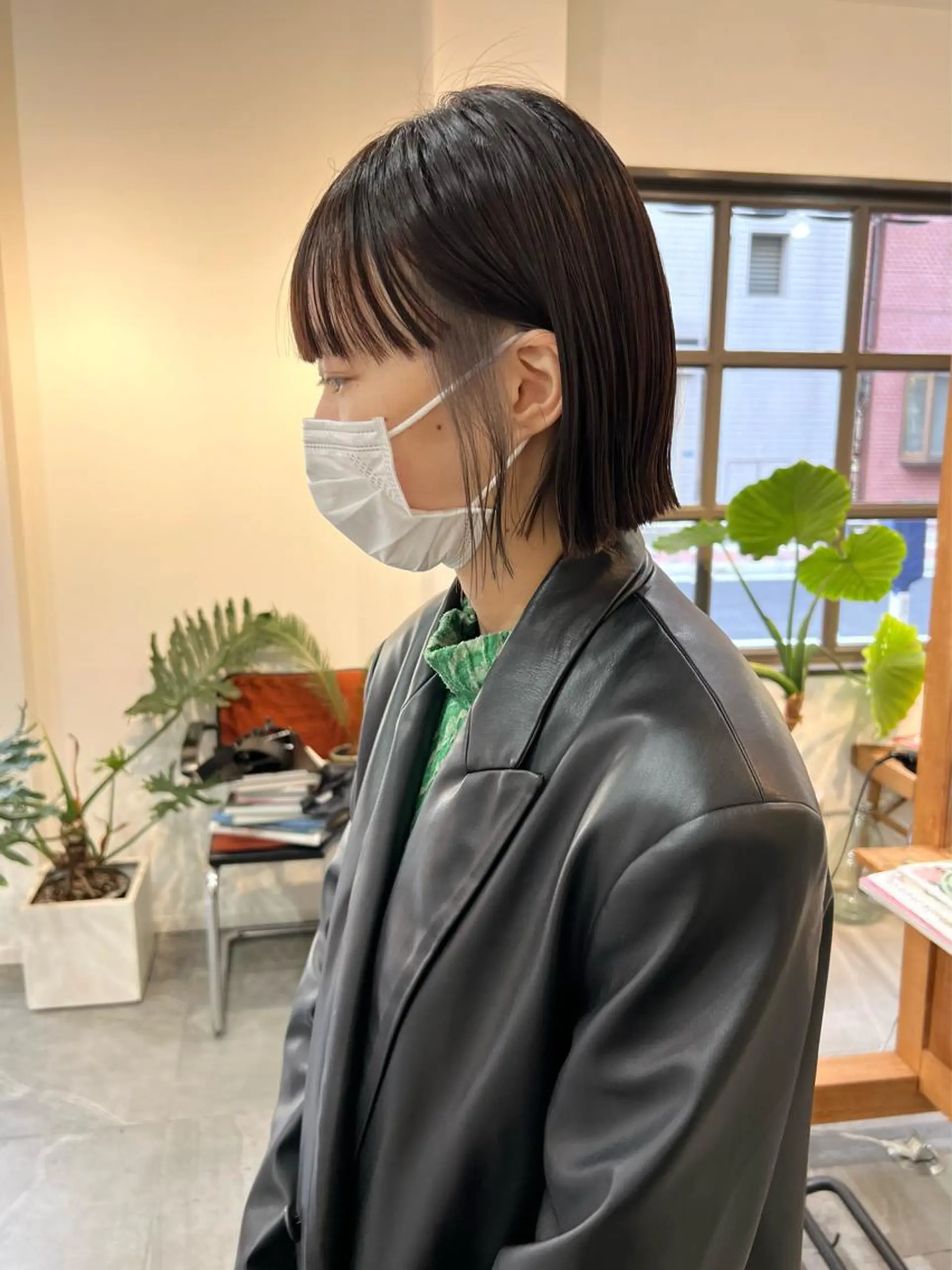 ショート カラー 切りっぱなしボブ ショートボブ ベージュカラー ブリーチ ケアブリーチ ヘアカラー トリートメント 蔵前 デザインカット KOBAYASHIのその他イメージ