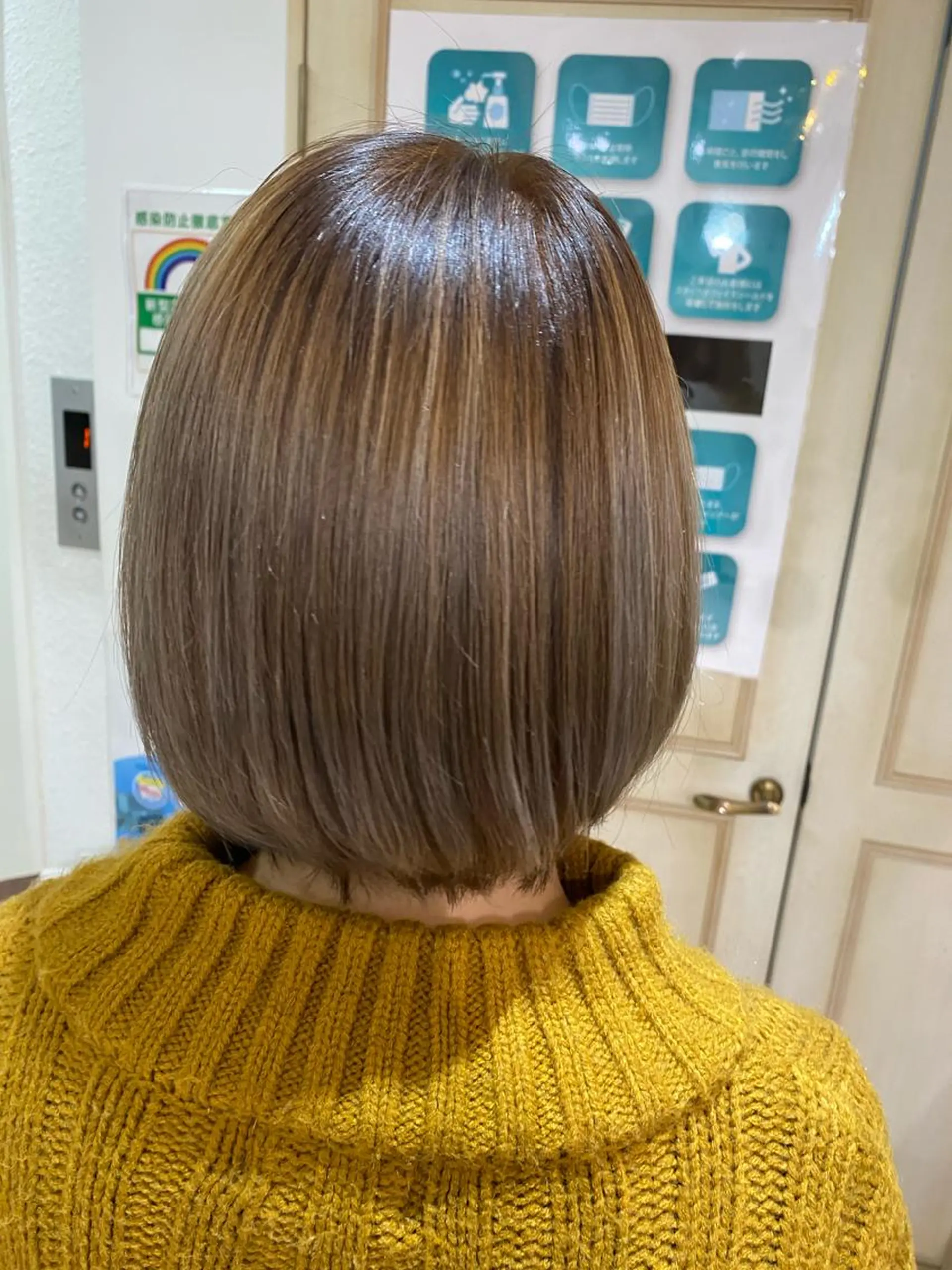 ミディアム カラー ヘアアレンジ 透明感カラー 古山 結季🌙🖤のヘアスタイル