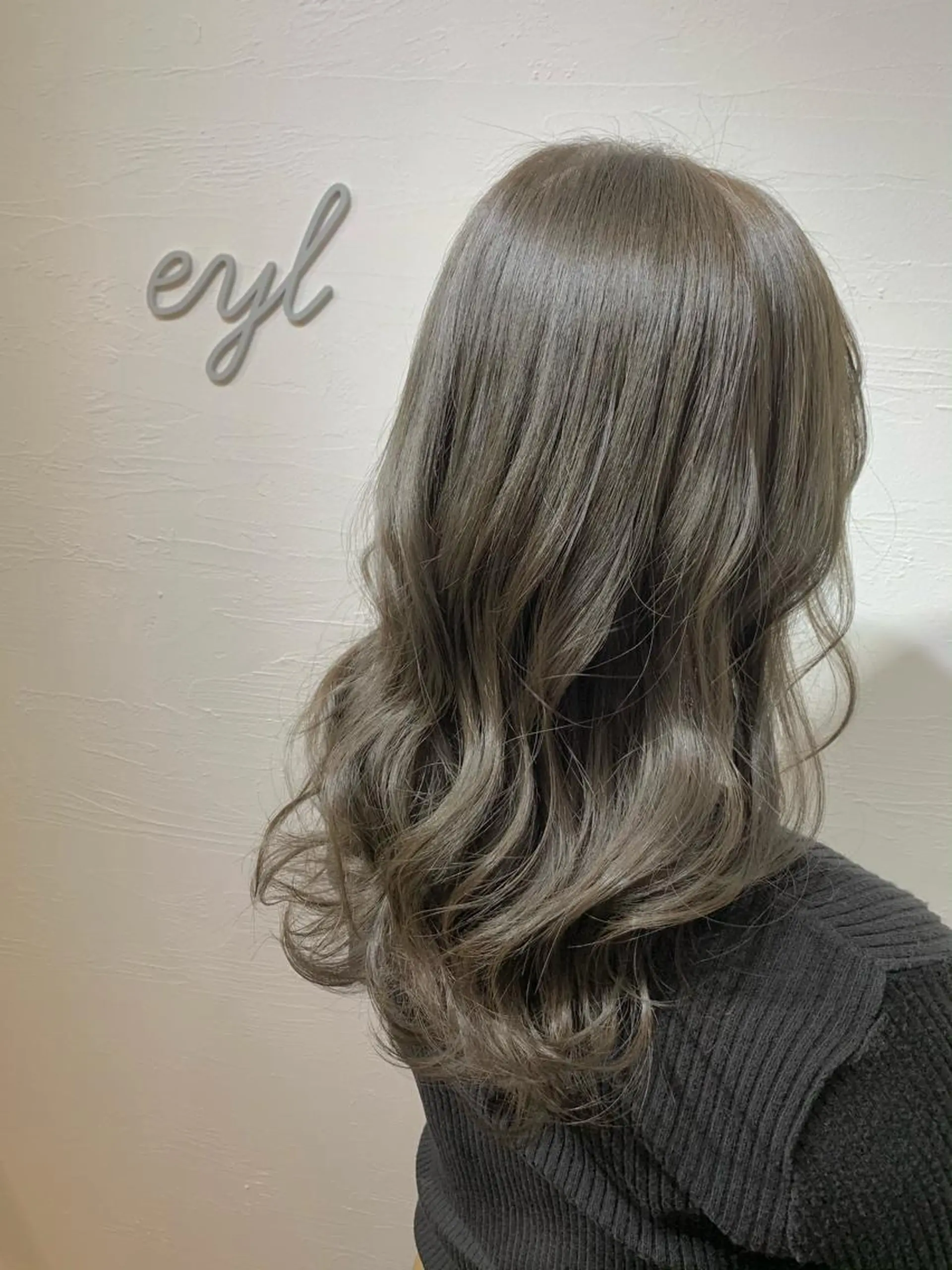 セミロング カラー ベージュカラー 💎赤み消しカラー 特化型デザイナー💎のヘアスタイル