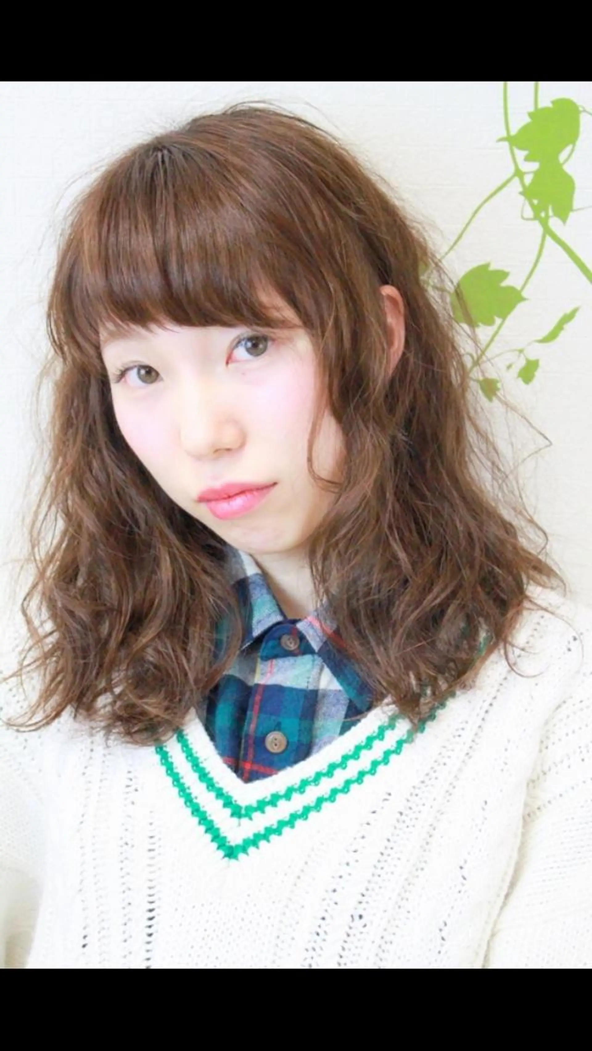 ミディアム 柴田 陽平のヘアスタイル