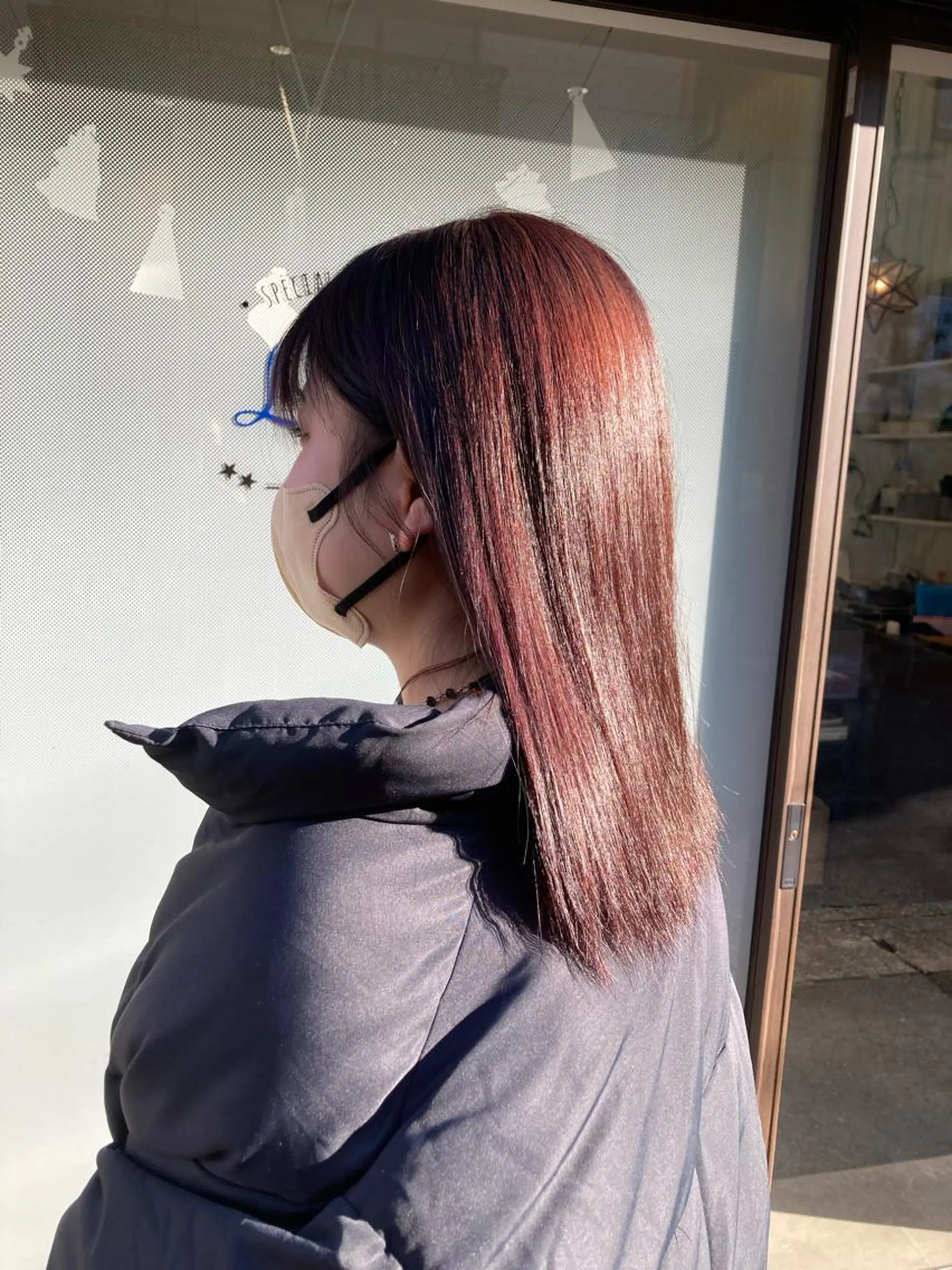 カラー ヘアカラー 折本 沙織のヘアスタイル