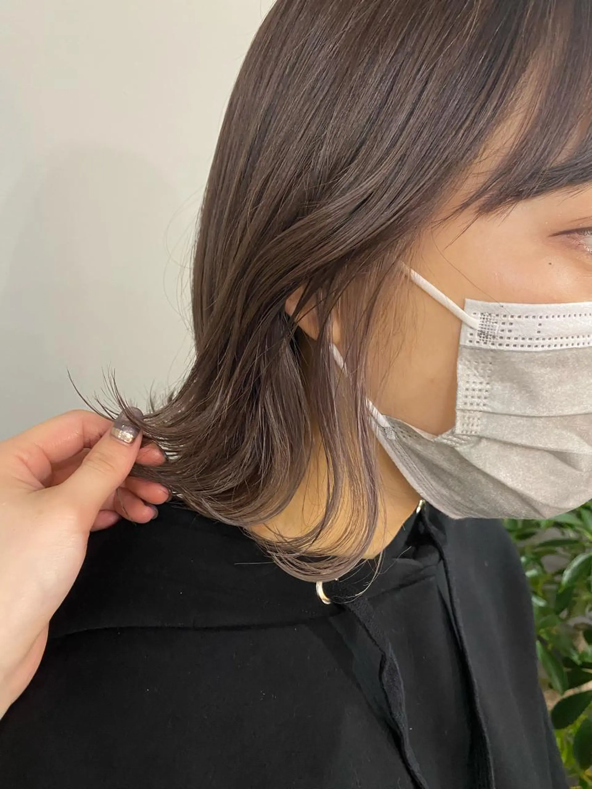 ミディアム カラー ヘアアレンジ インナーカラー ピンクカラー ボブ /ニュアンス/ satomi🧸💖のヘアスタイル