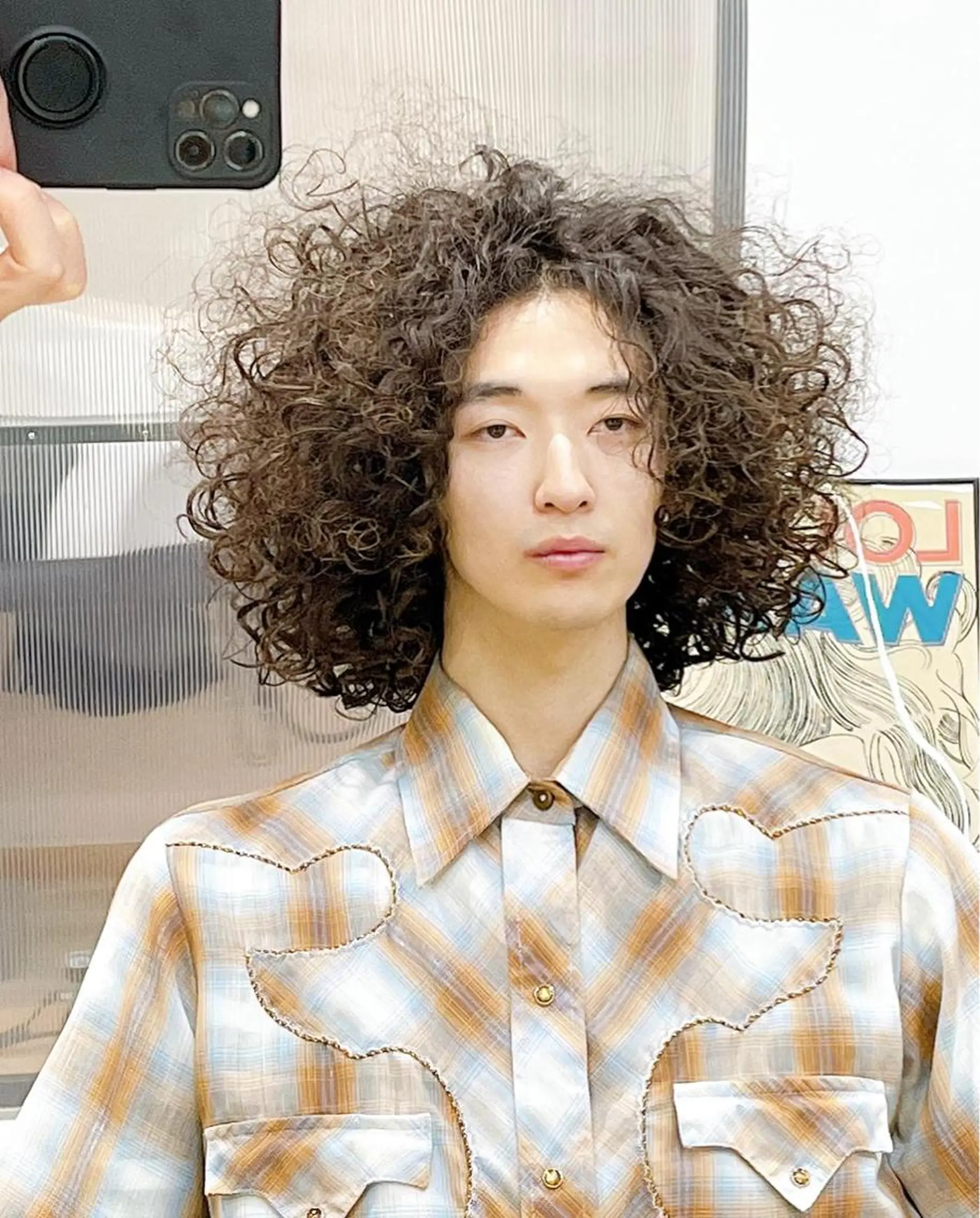 ショート パーマ メンズ メンズパーマ カット パーマ メンズパーマ タカキリョウのヘアスタイル