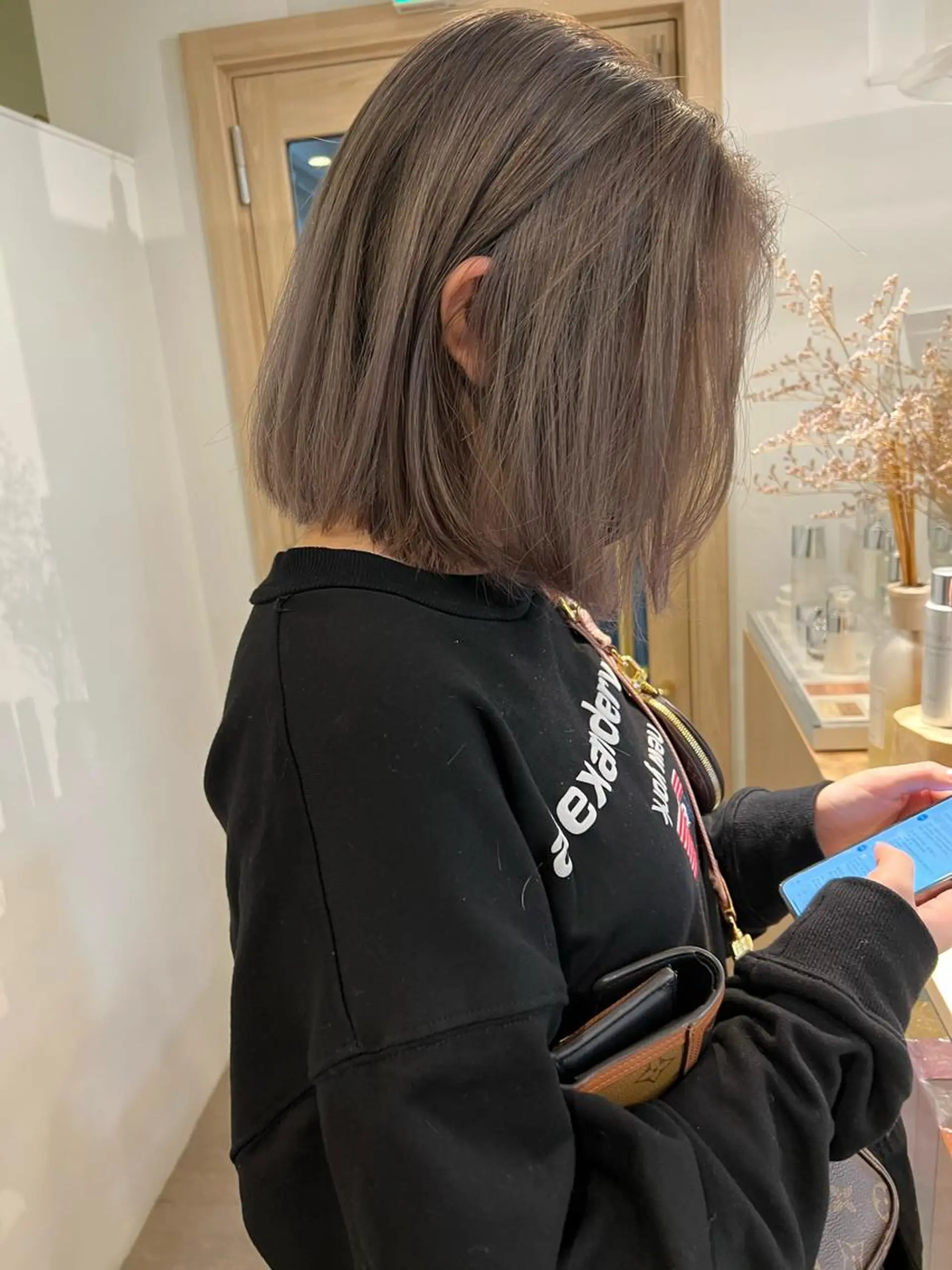 ミディアム カラー kakeru/ボブ パーマ/レイヤーのヘアスタイル