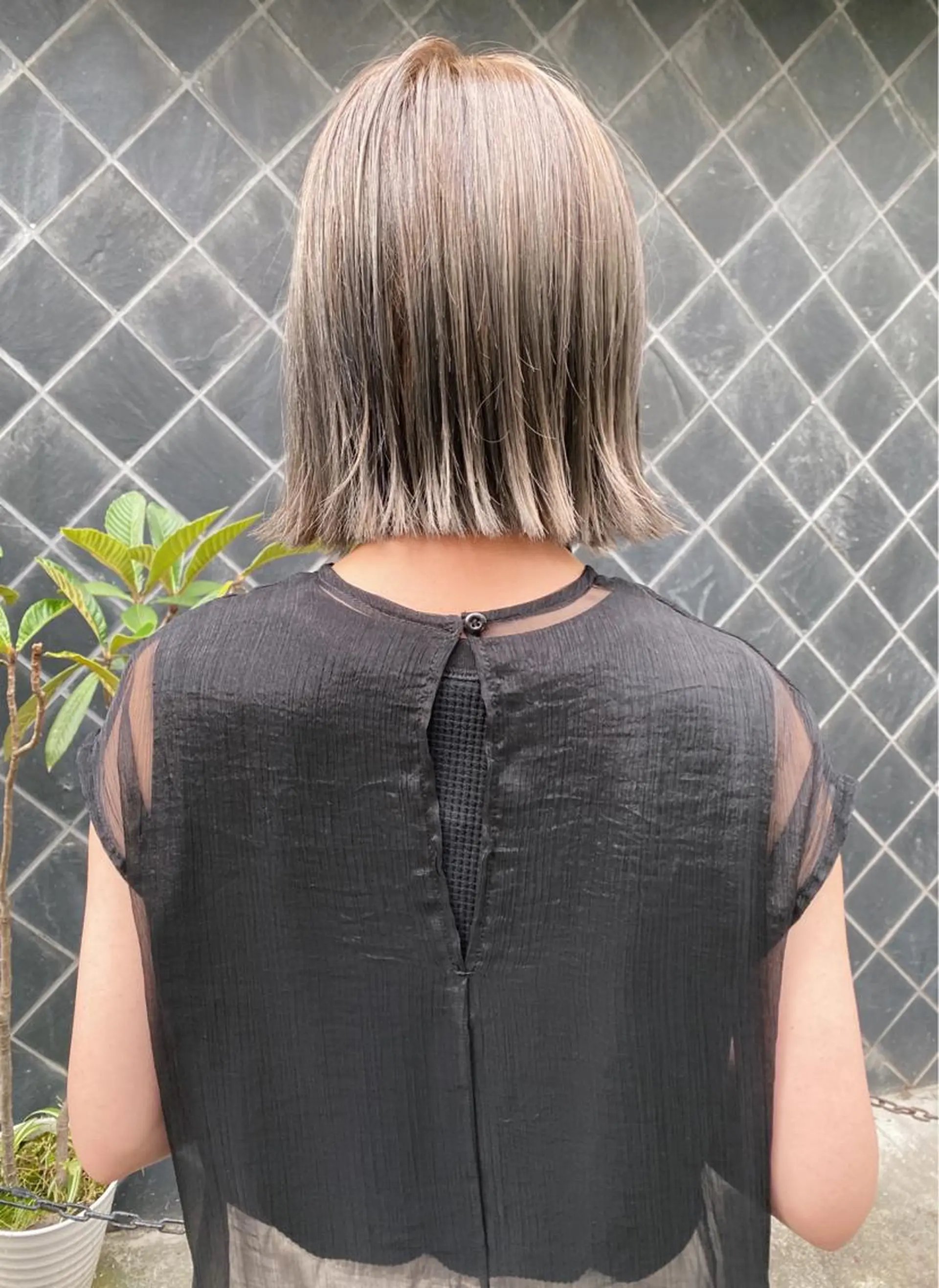 ショート カラー レイヤーウルフ エクステ磯部のヘアスタイル