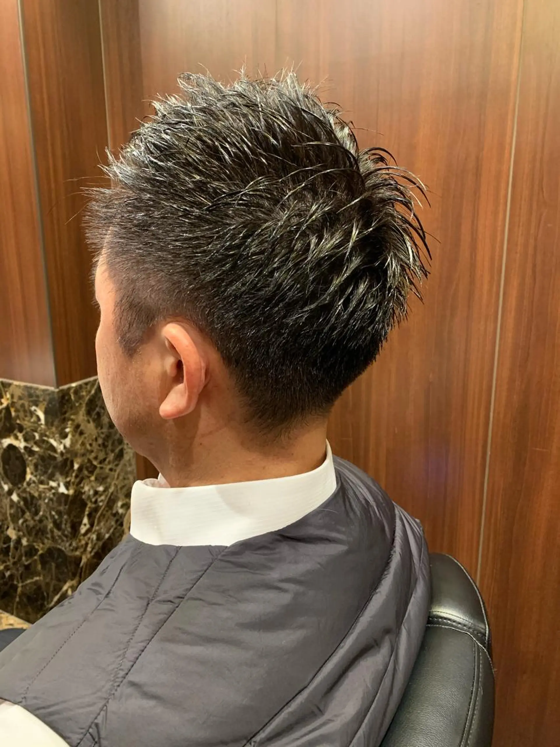 ショート メンズ 田中 千恩のヘアスタイル