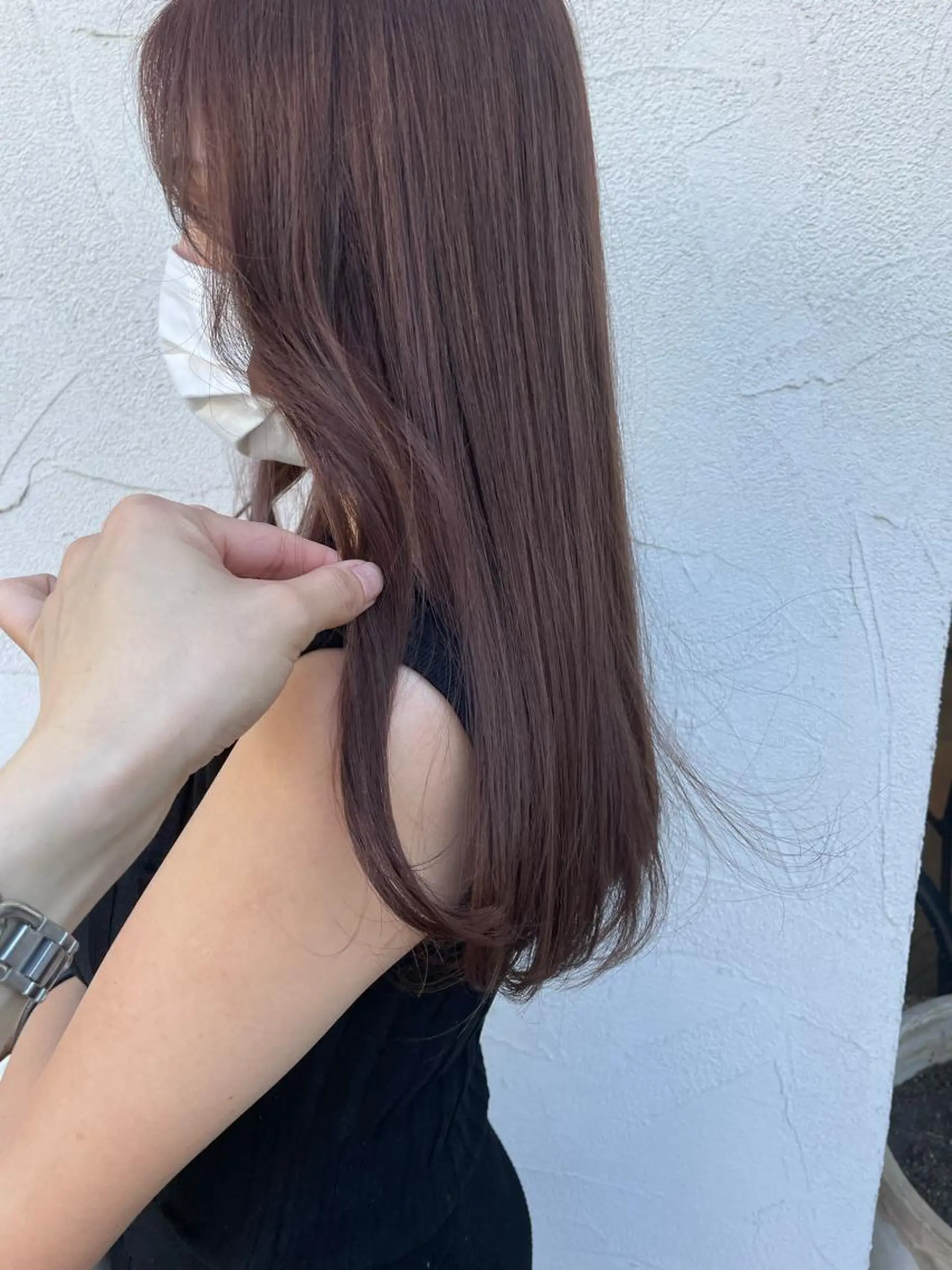 ロング カット ヘアカラー トリートメント 月200名以上担当 六甲徒歩30秒のヘアスタイル