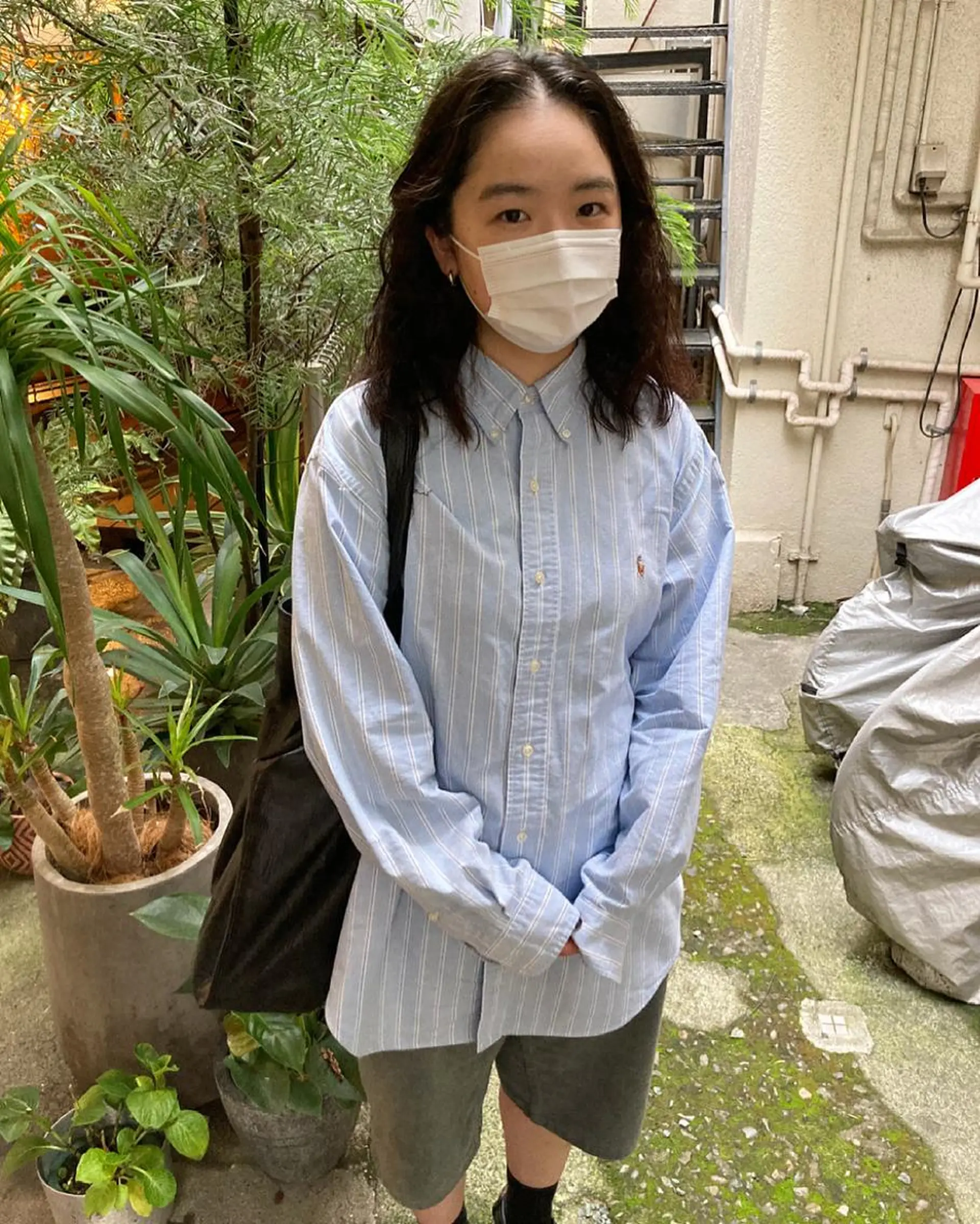 ミディアム ミディアムパーマ 金田 夏野のヘアスタイル