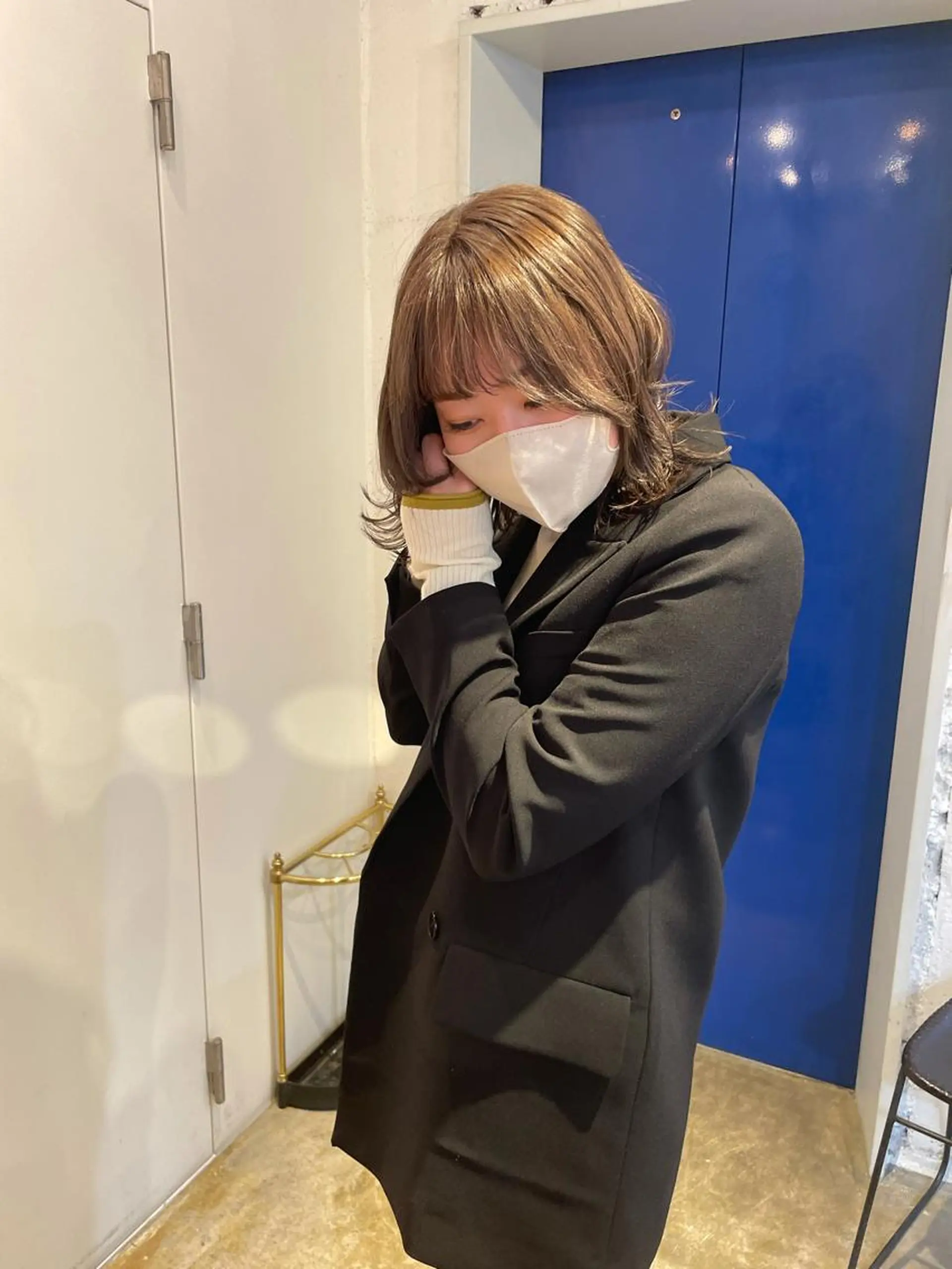 ミディアム カラー グレージュ カット ヘアカラー トリートメント MIOベージュカラー 柔らかいカラーのヘアスタイル