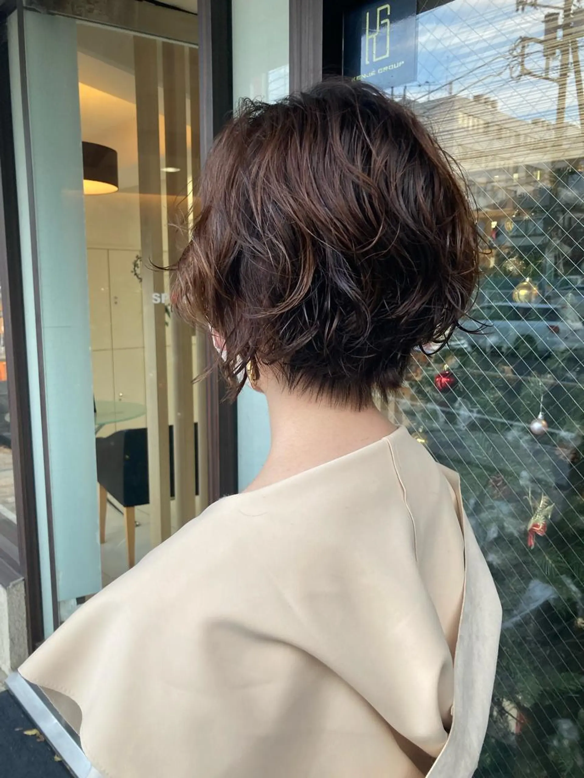 ショート パーマ 永井 大希のヘアスタイル