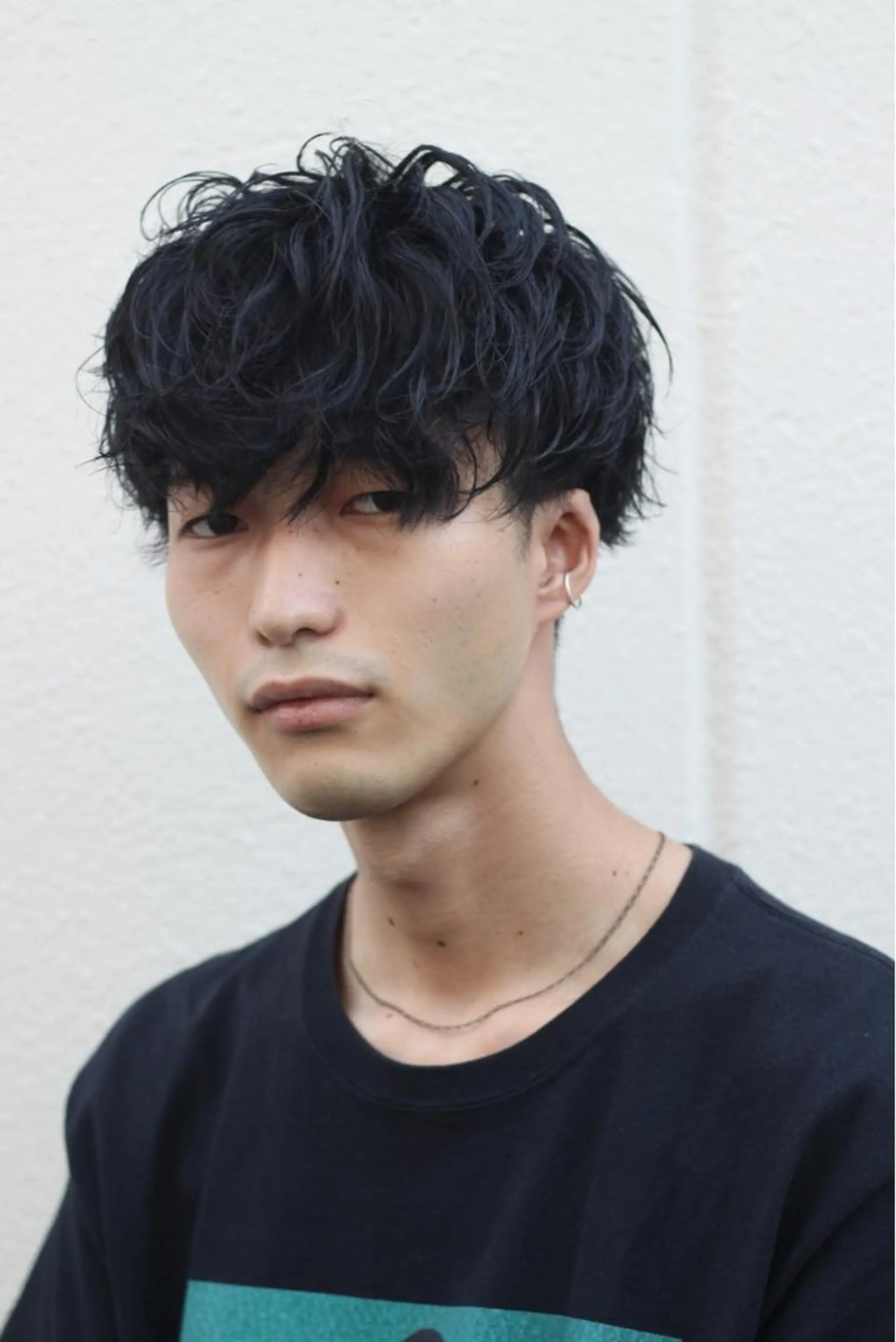 パーマ メンズ メンズパーマ 波巻きパーマ 諌山 佳旦のヘアスタイル