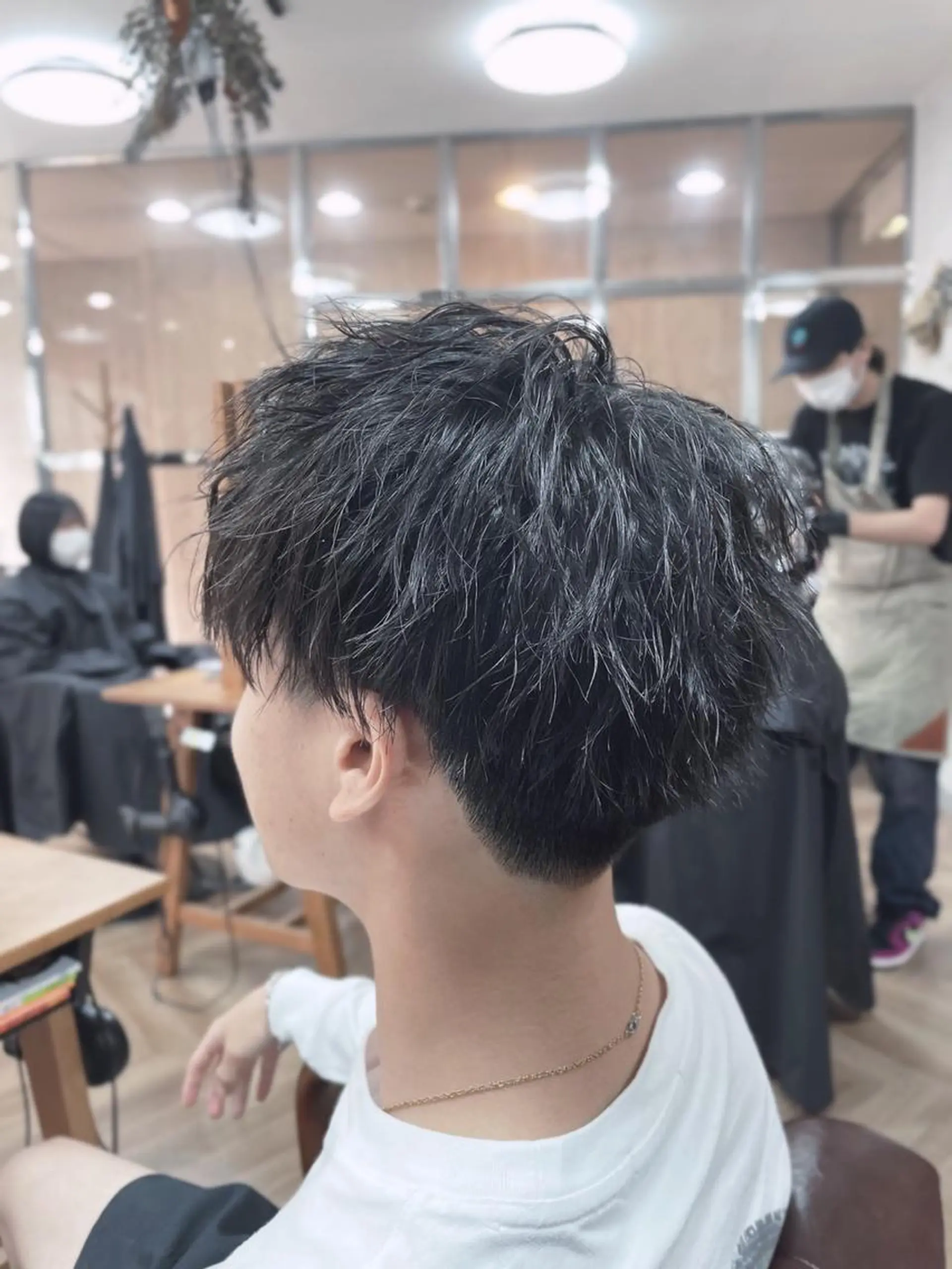 ショート メンズ メンズパーマ カット パーマ トリートメント 菊池 貢平のヘアスタイル