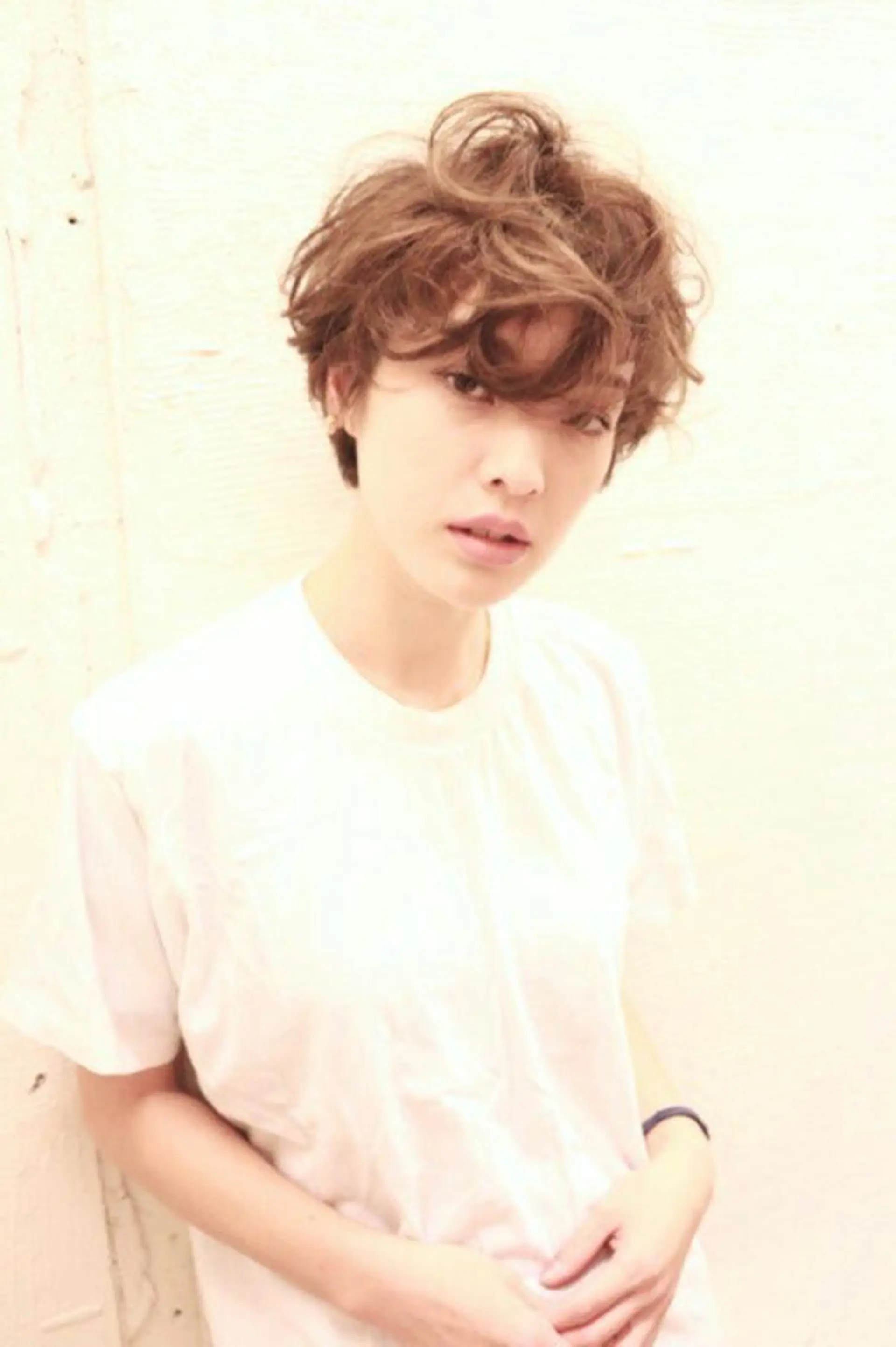 ショート パーマ カラー ショートヘア takk design labのヘアスタイル