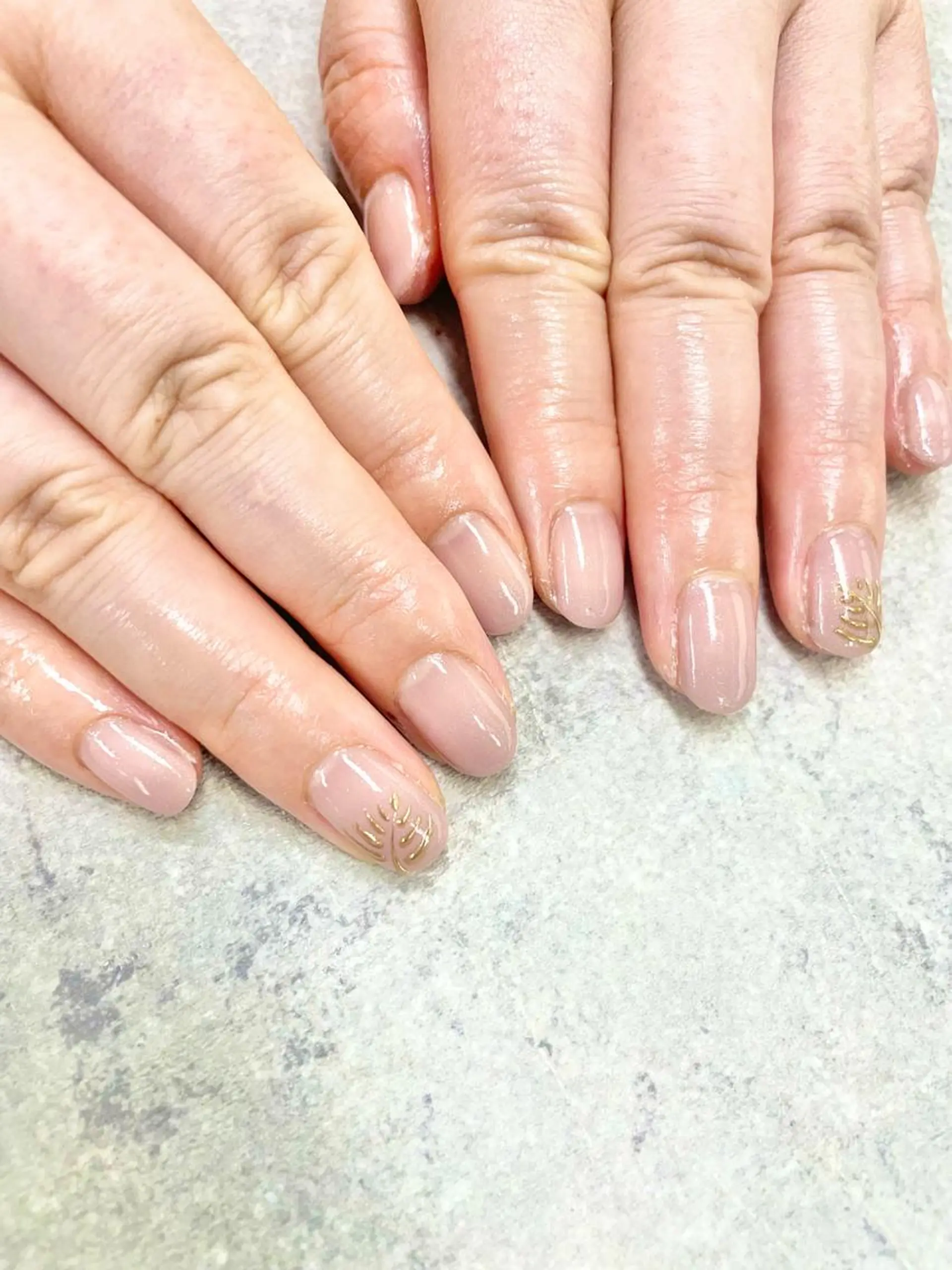 ネイル アートネイル フレンチネイル ジェルネイル ガラスフレンチ グラデーション ハンドネイル ハンドケア FASTNAIL PLUS 新宿店のネイルデザイン