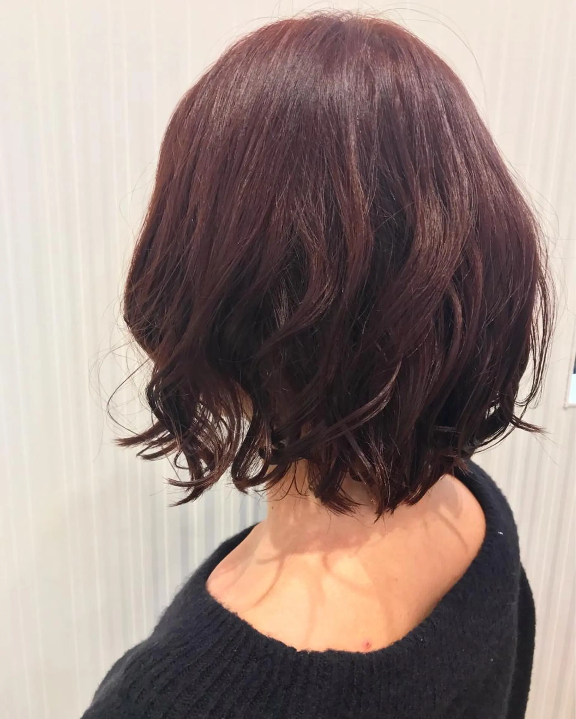 ショート カラー ピンクカラー バイオレットカラー 中川 拓弥のヘアスタイル