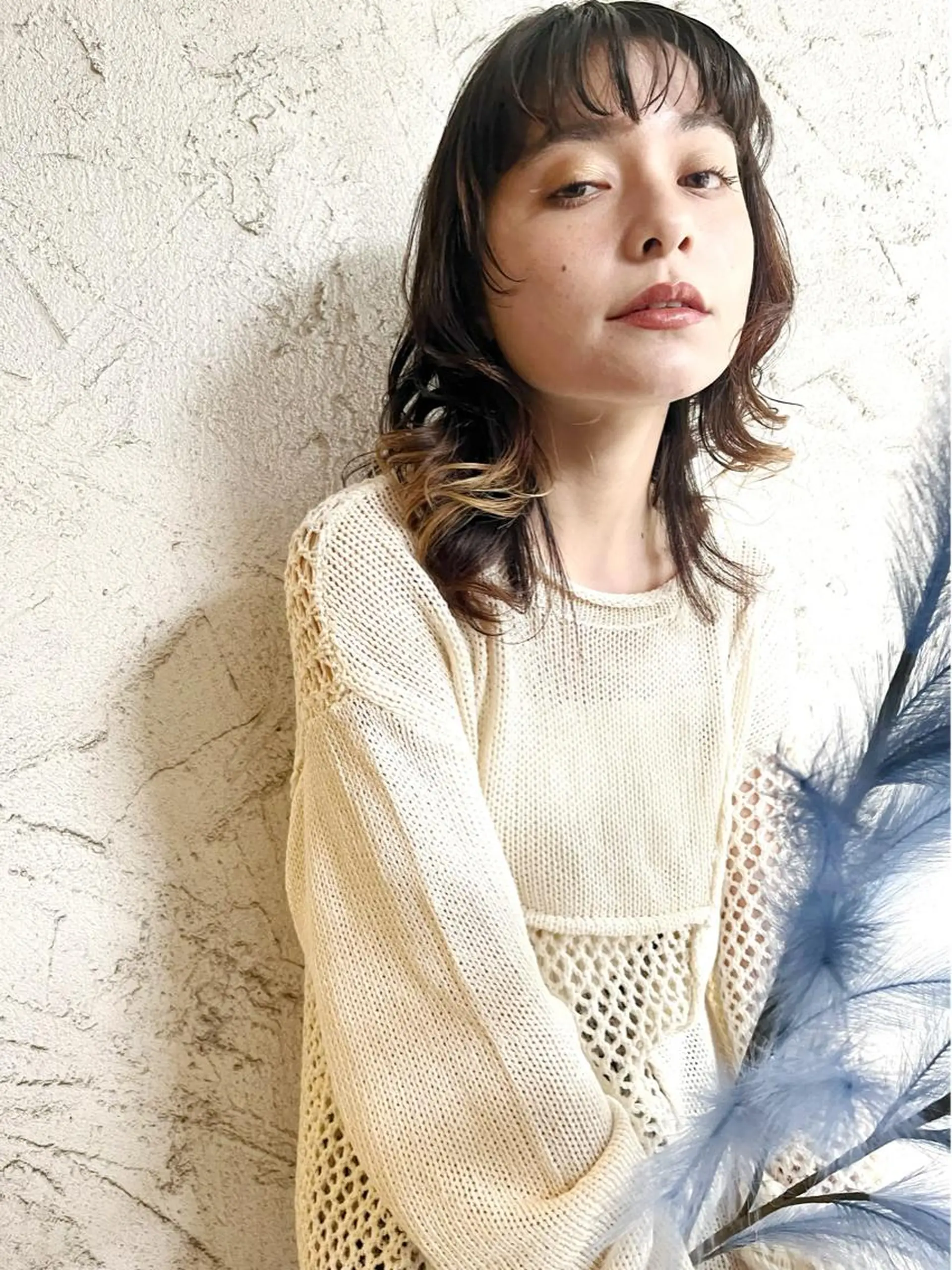 ミディアム ✨艶感/透け感✨Sherry所属・艶髪/ハイトーン Sherryのヘアスタイル