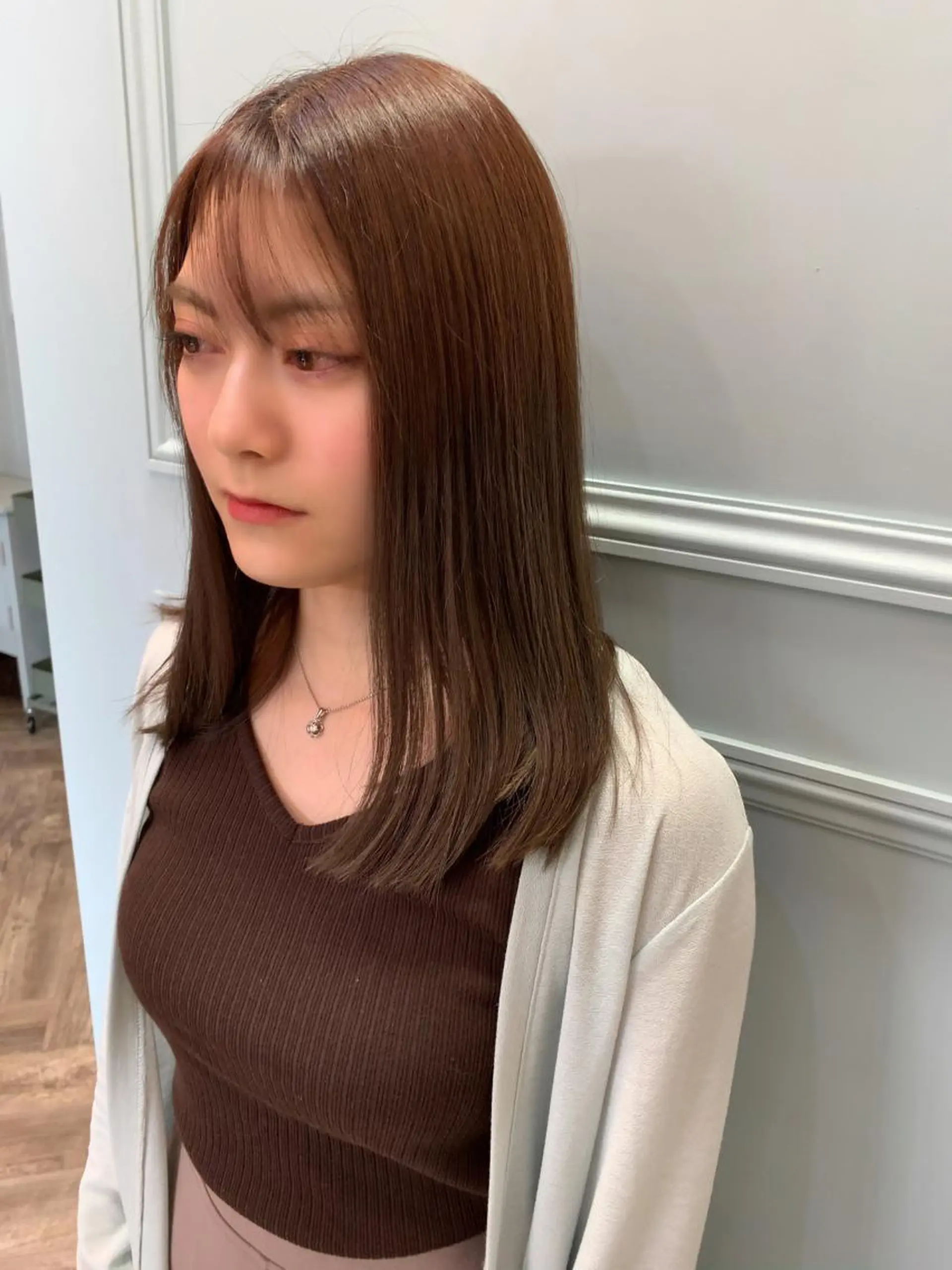 セミロング ヘアカラー トリートメント less仙台所属・艶髪専門美容師🏄 kazuレスlessのヘアスタイル