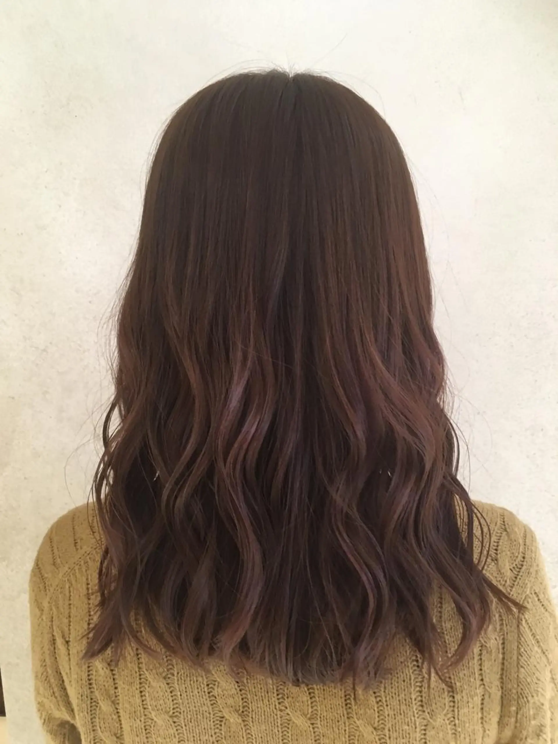 ロング カラー イルミナカラー カット ヘアカラー 吉村 絢乃のヘアスタイル
