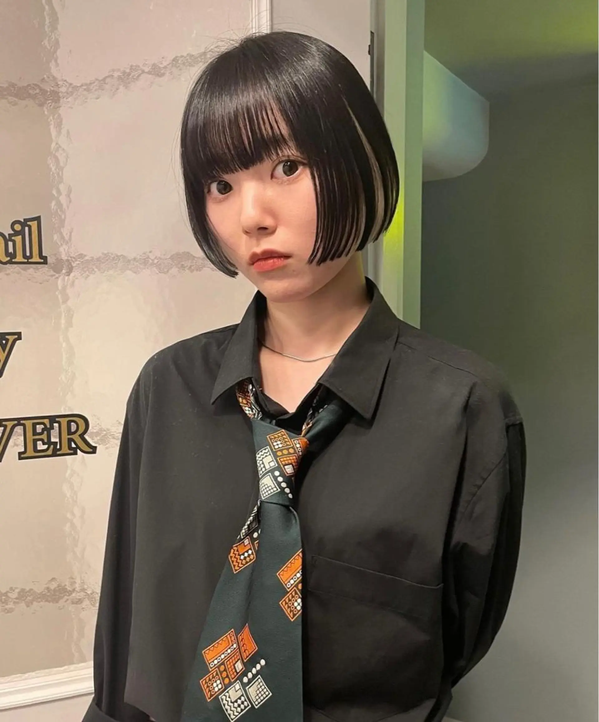 ショート カラー インナーカラー NVEMO.所属・韓国ヘア💇🏼 kanonのヘアスタイル